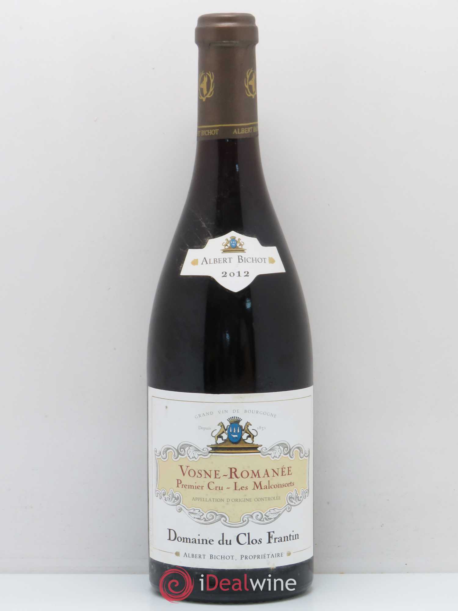Vosne-Romanée 1er Cru Les Malconsorts Clos Frantin - Albert Bichot 2012 - Lot de 1 bouteille - 0