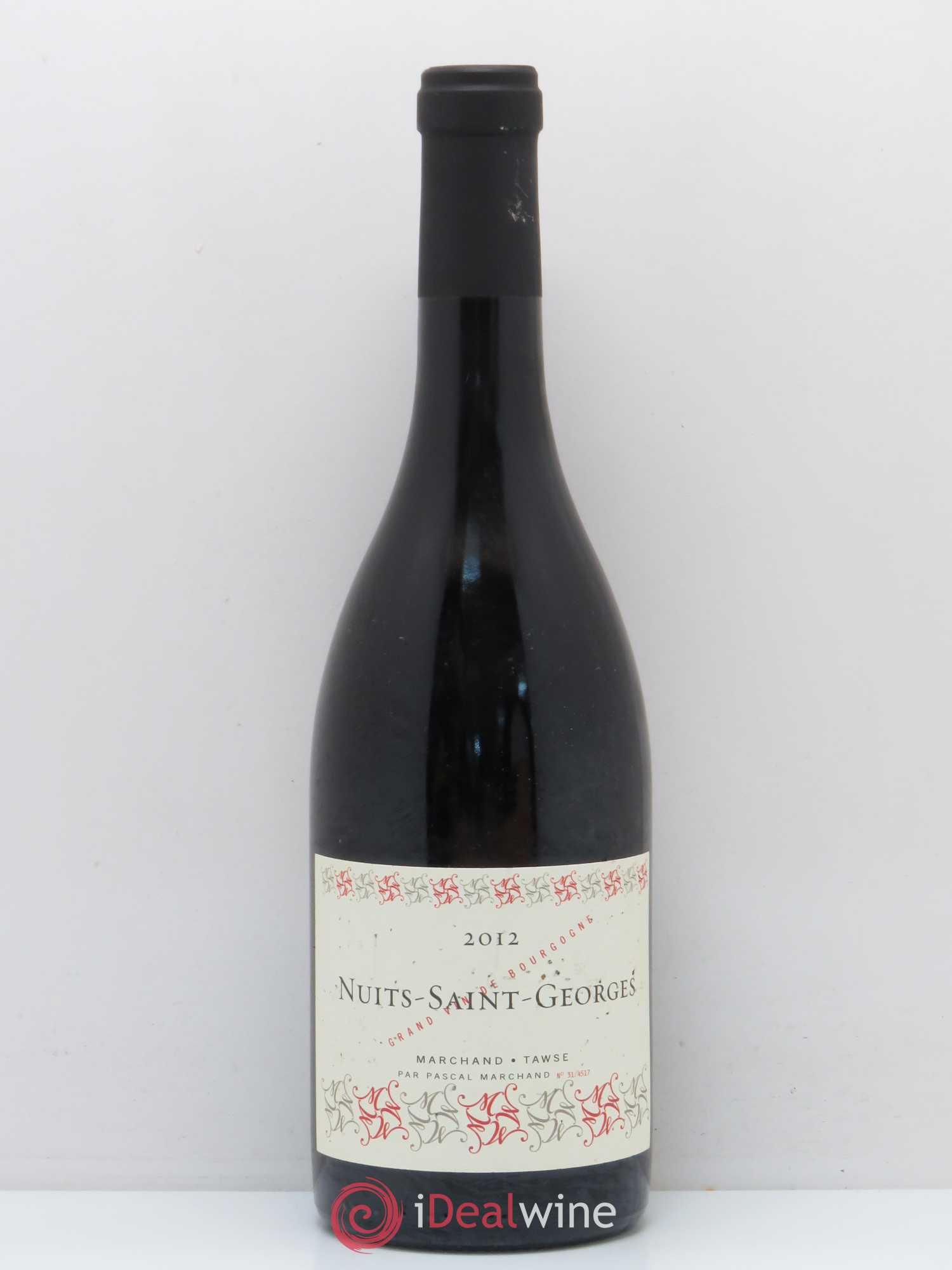 Nuits-Saint-Georges Marchand Tawse 2012 - Lot de 1 bouteille - 0