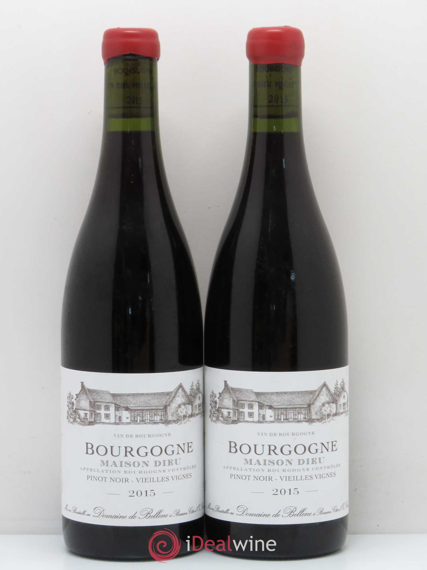 Bourgogne Maison Dieu Vieilles Vignes Domaine De Bellene 2015 - Posten von 2 Flaschen - 0