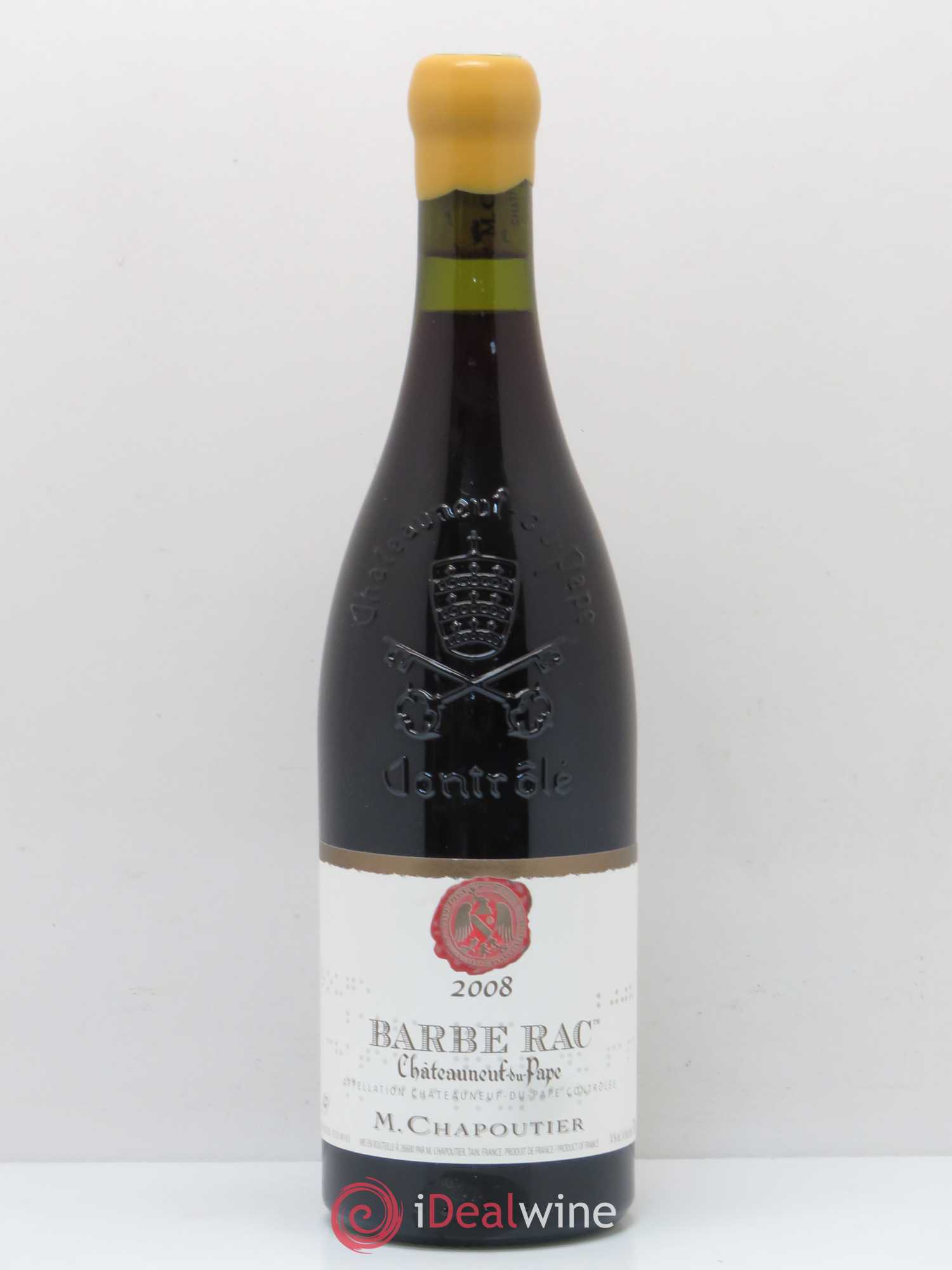Châteauneuf-du-Pape Barbe Rac Chapoutier 2008 - Lot de 1 bouteille - 0