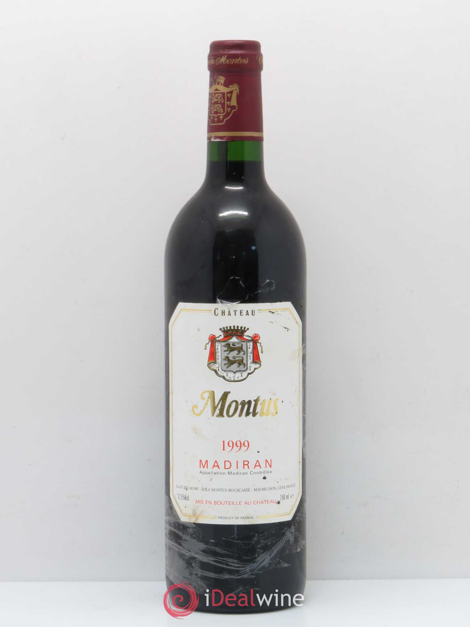 Madiran Château Montus Alain Brumont 1999 - Lot de 1 bouteille - 0