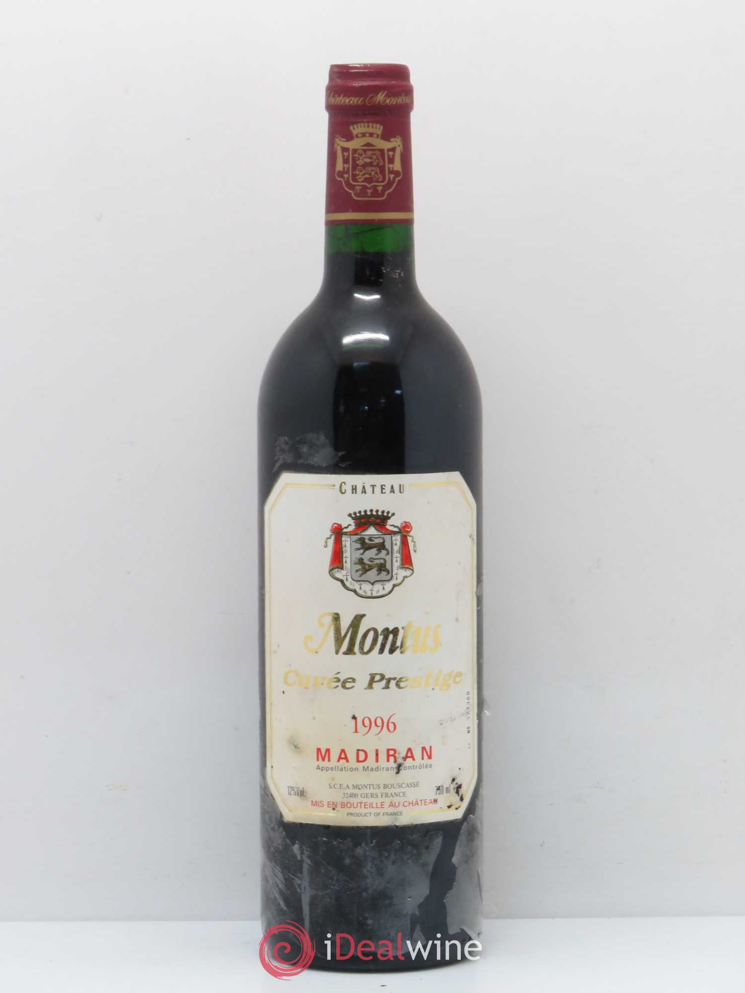 Madiran Château Montus-Prestige Alain Brumont 1996 - Lot de 1 bouteille - 0