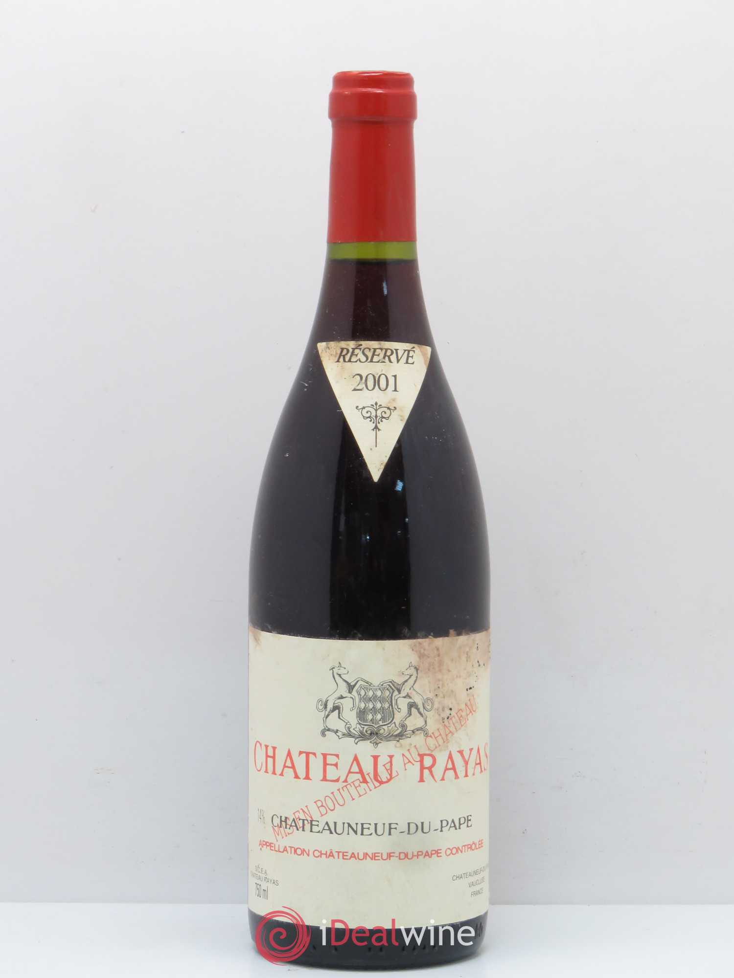 Châteauneuf-du-Pape Château Rayas Emmanuel Reynaud 2001 - Lot de 1 bouteille - 0