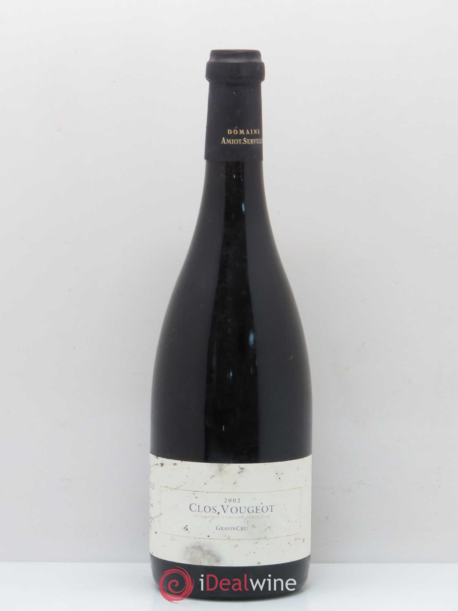 Clos de Vougeot Grand Cru Amiot-Servelle 2002 - Lot de 1 bouteille - 0