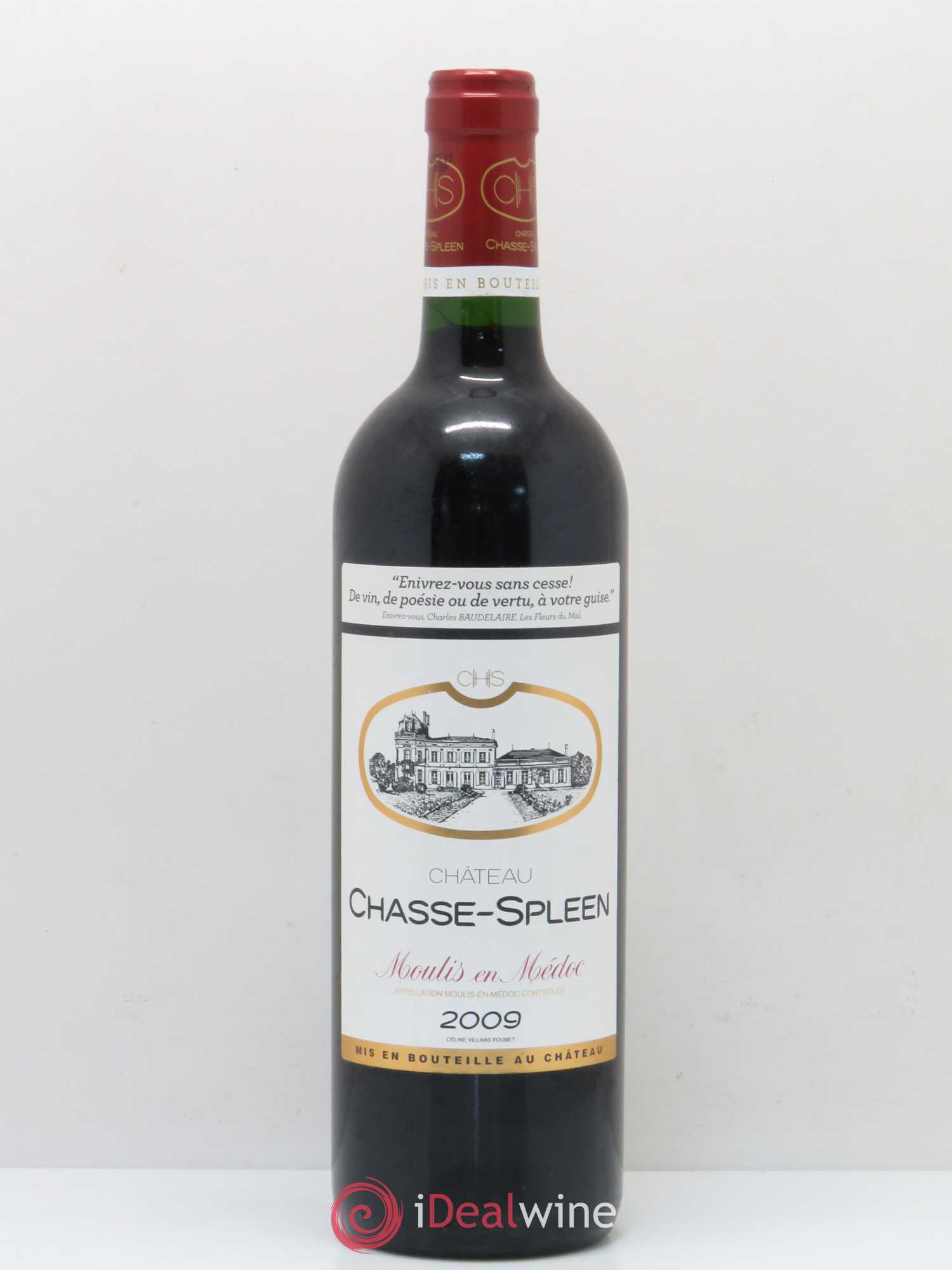 Château Chasse Spleen 2009 - Lot de 1 bouteille - 0