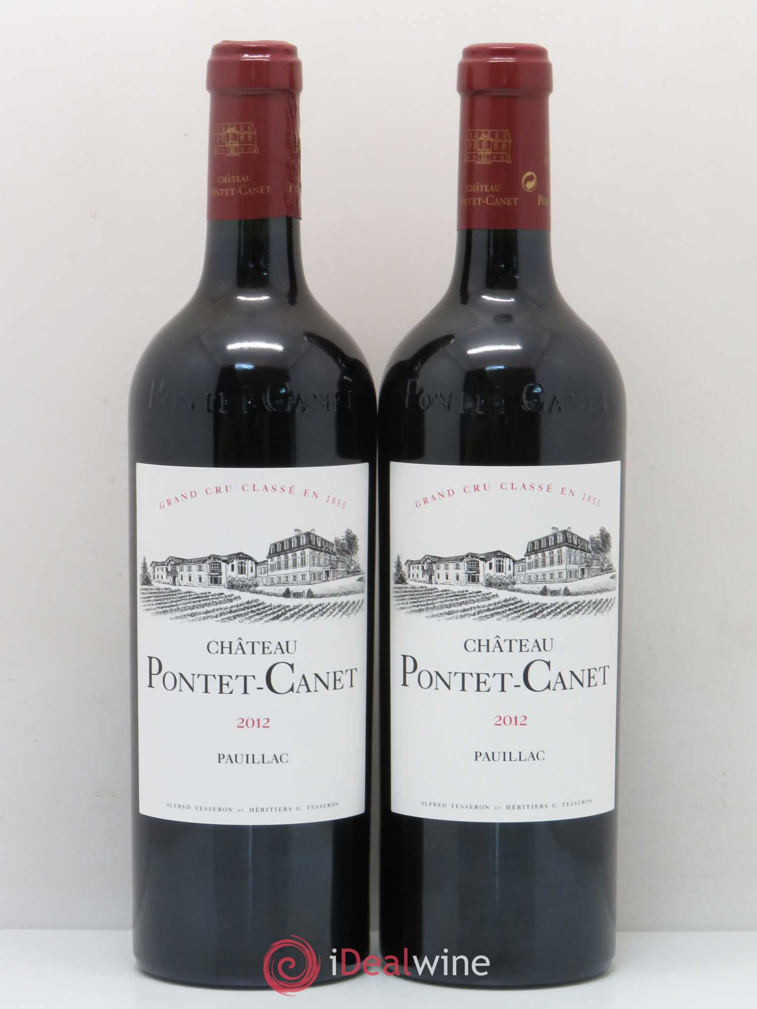 Château Pontet Canet 5ème Grand Cru Classé 2012 - Lot de 2 bouteilles - 0