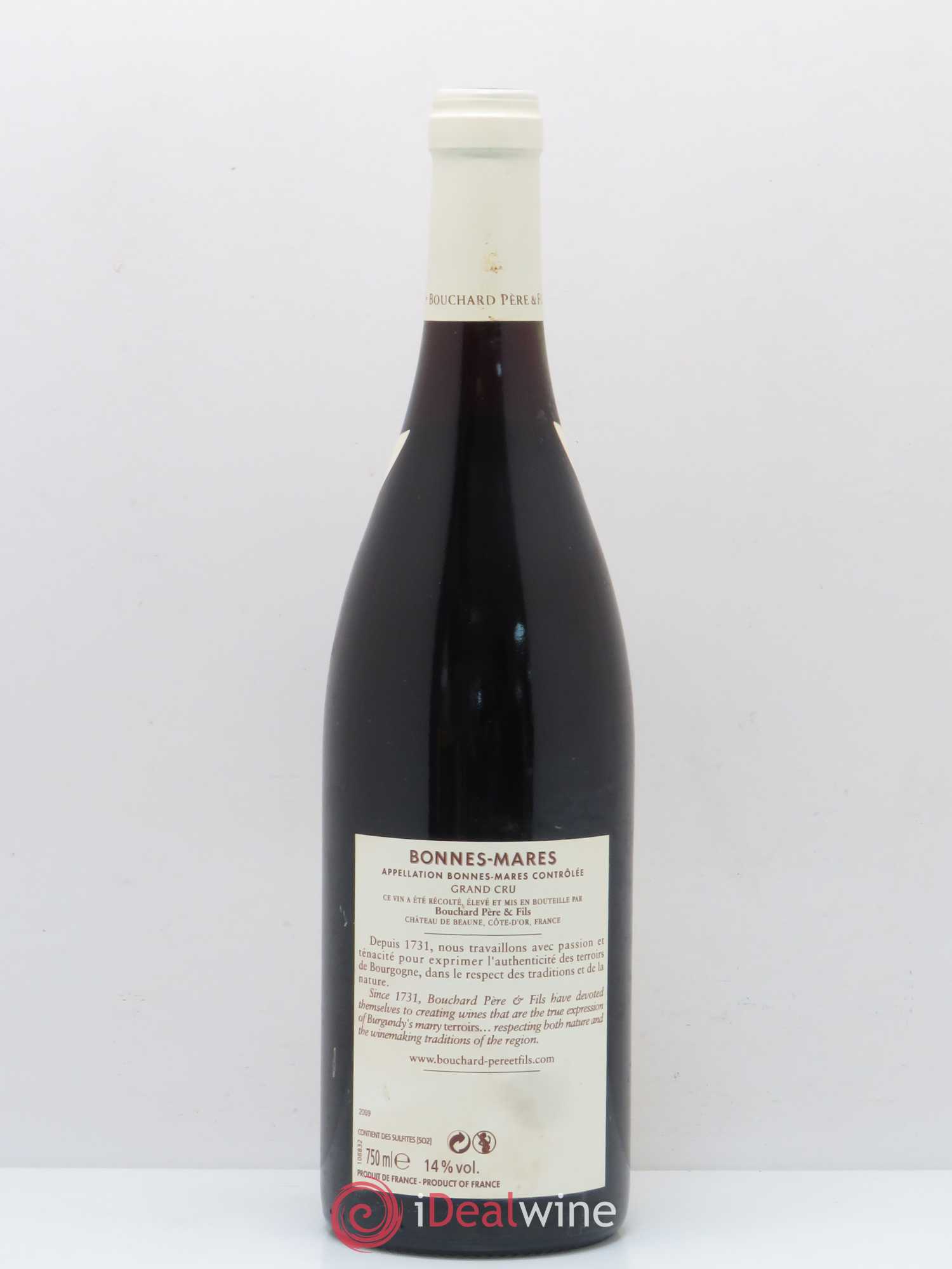 Bonnes-Mares Grand Cru Bouchard Père & Fils 2009 - Lot de 1 bouteille - 1