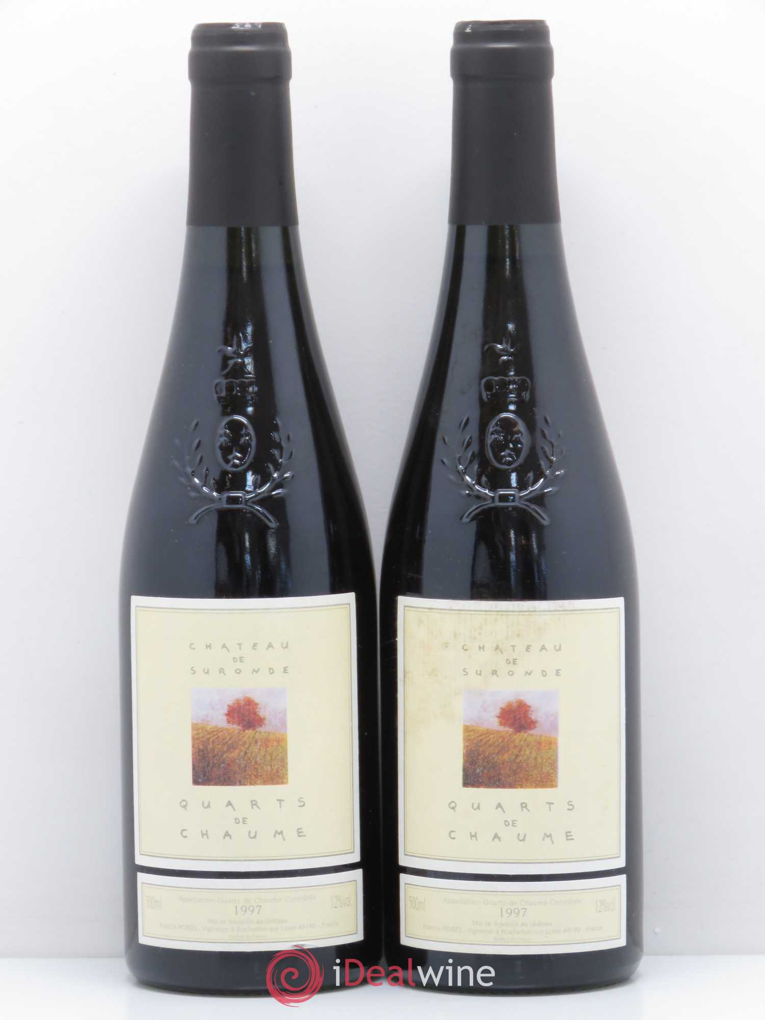 Quarts de Chaume Château de Suronde 1997 - Lotto di 2 bottiglie - 0