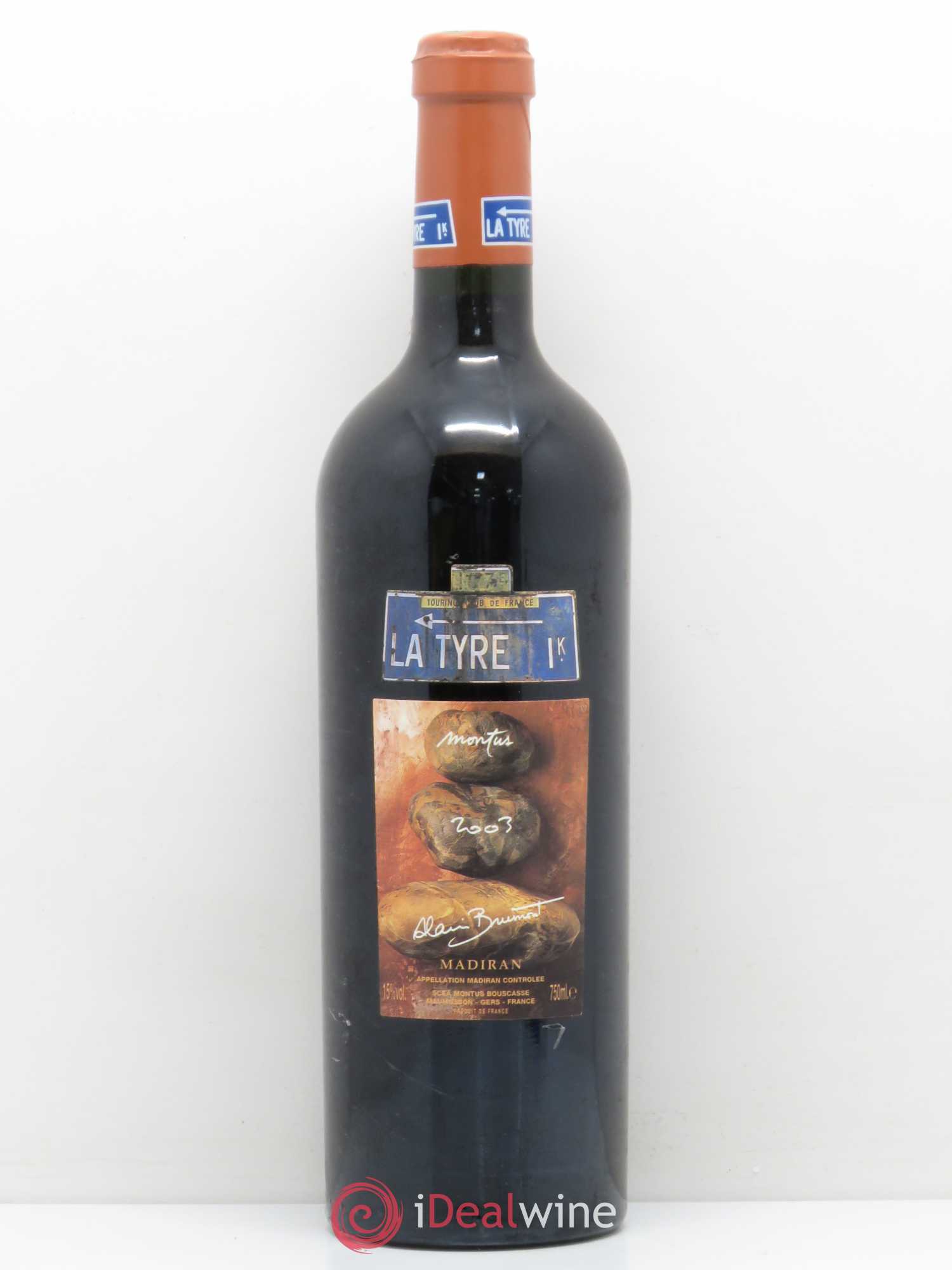 Madiran Château Montus-La Tyre Alain Brumont 2003 - Lot de 1 bouteille - 0