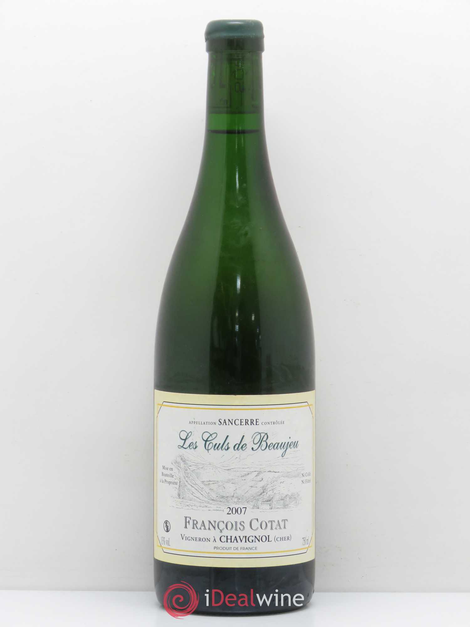 Sancerre Les Culs de Beaujeu François Cotat 2007 - Lot de 1 bouteille - 0