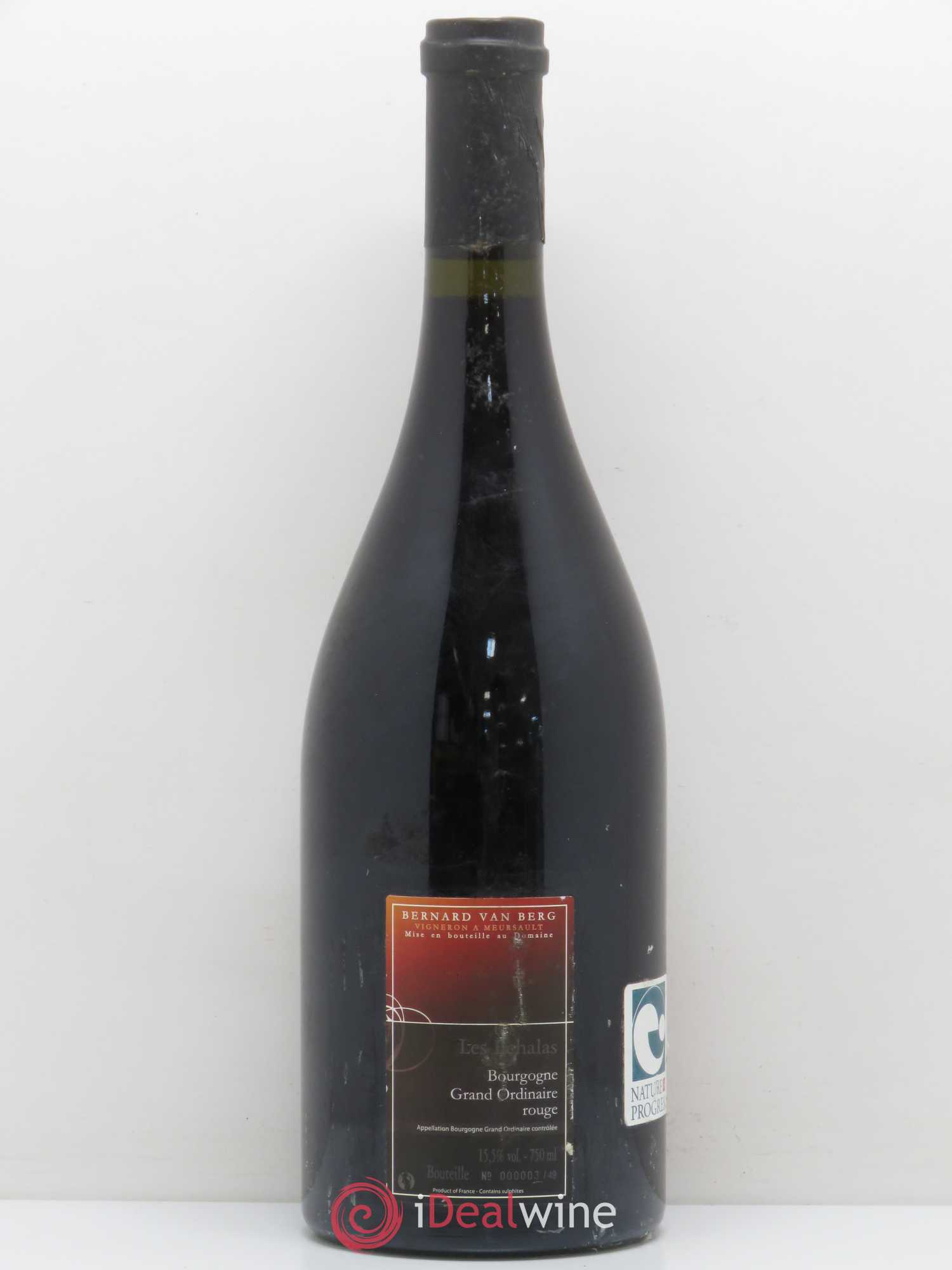 Bourgogne Grand Ordinaire Les Echalas Domaine Van Berg 2007 - Posten von 1 Flasche - 1