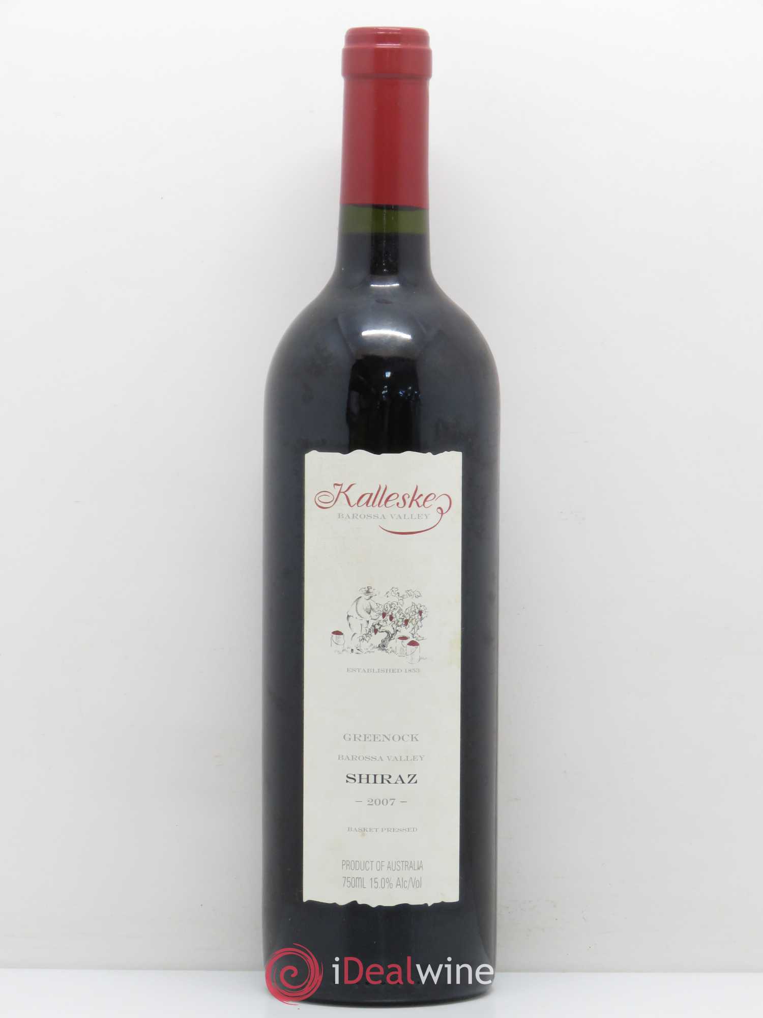 Australie Kalleske Greenock Shiraz Barossa Valley 2007 - Posten von 1 Flasche - 0