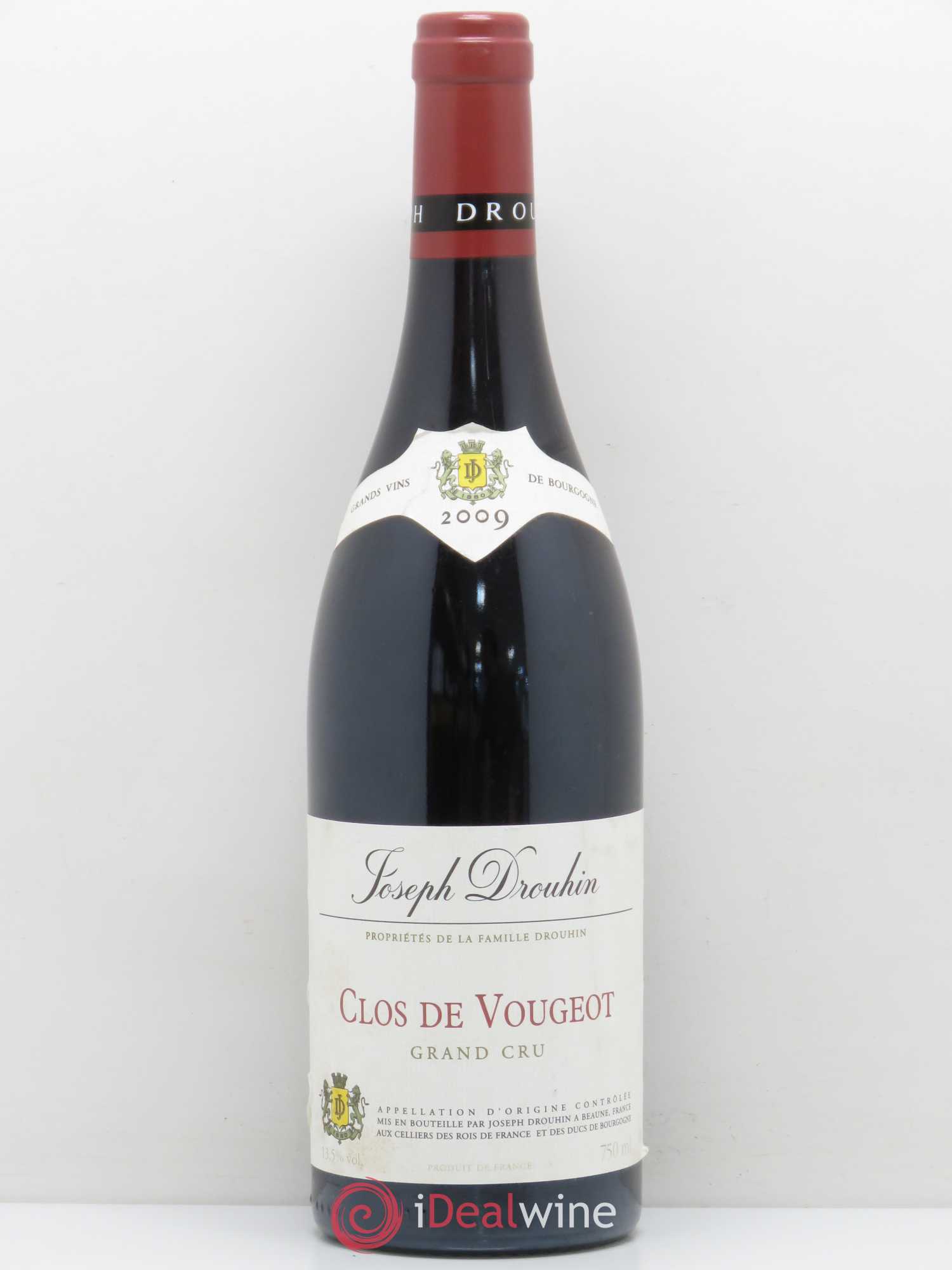 Clos de Vougeot Grand Cru Joseph Drouhin 2009 - Lot de 1 bouteille - 0