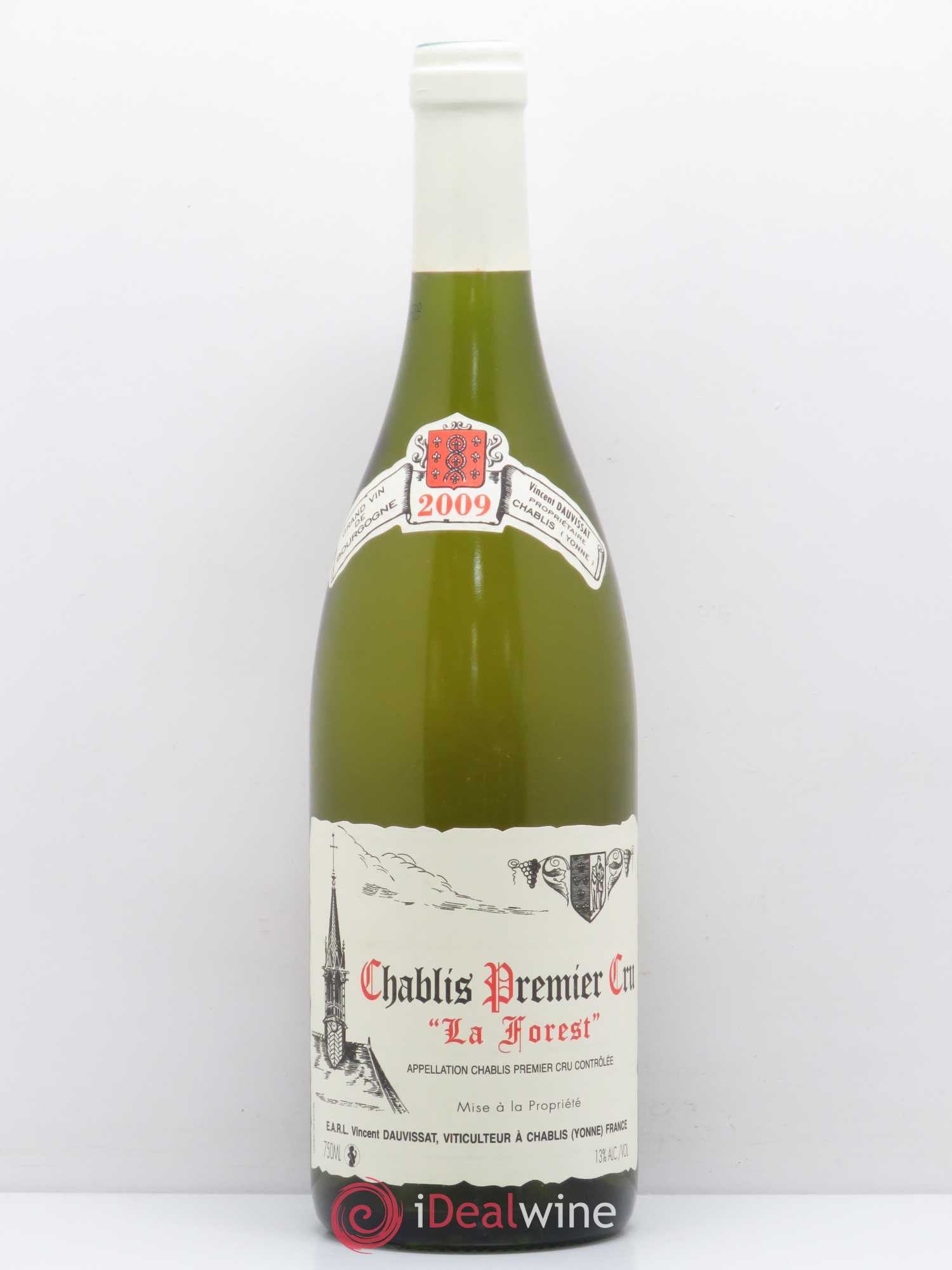 Chablis 1er Cru La Forest Vincent Dauvissat (Domaine) 2009 - Lot de 1 bouteille - 0