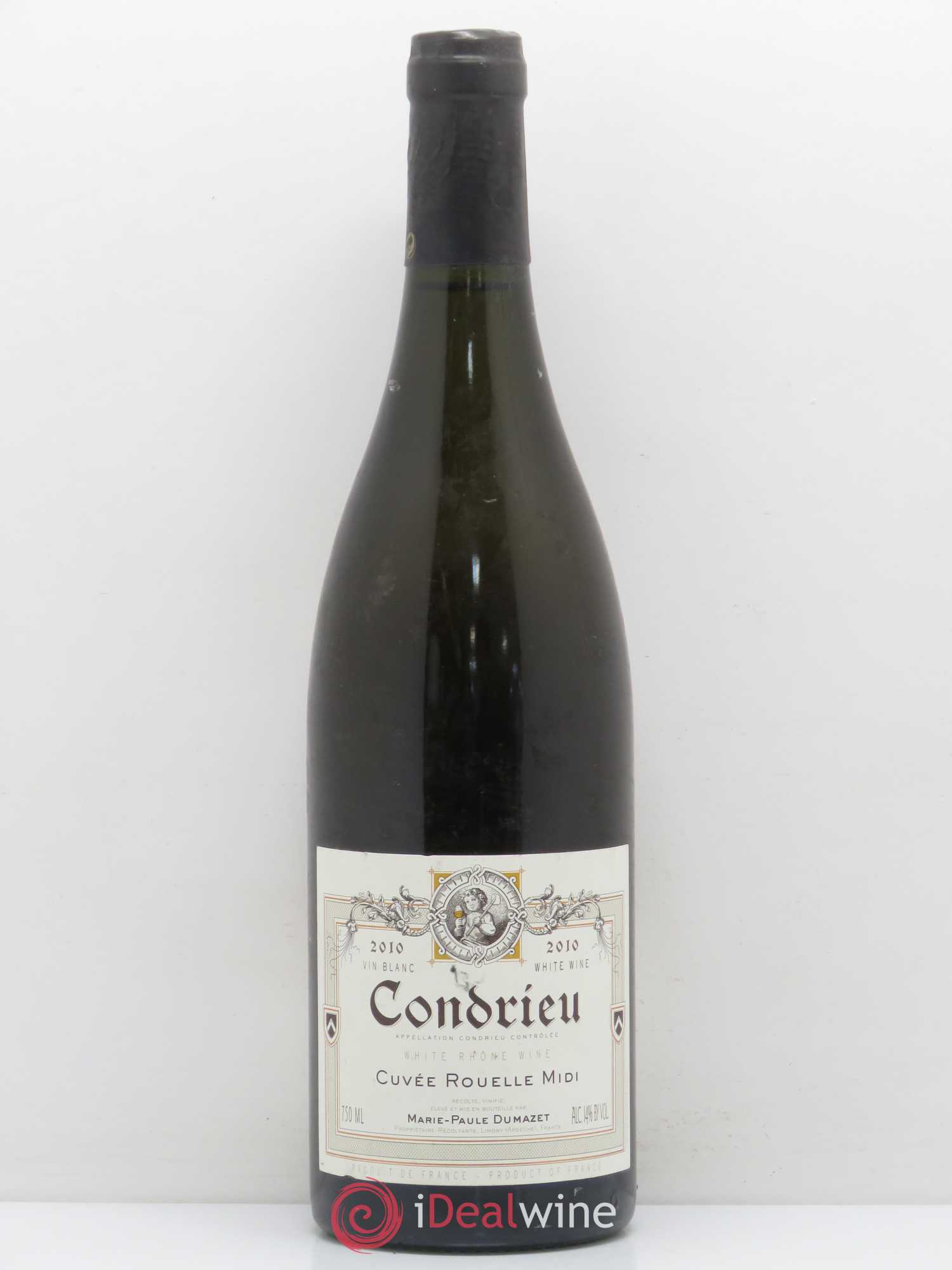 Condrieu Rouelle Midi Domaine Dumazet 2010 - Posten von 1 Flasche - 0