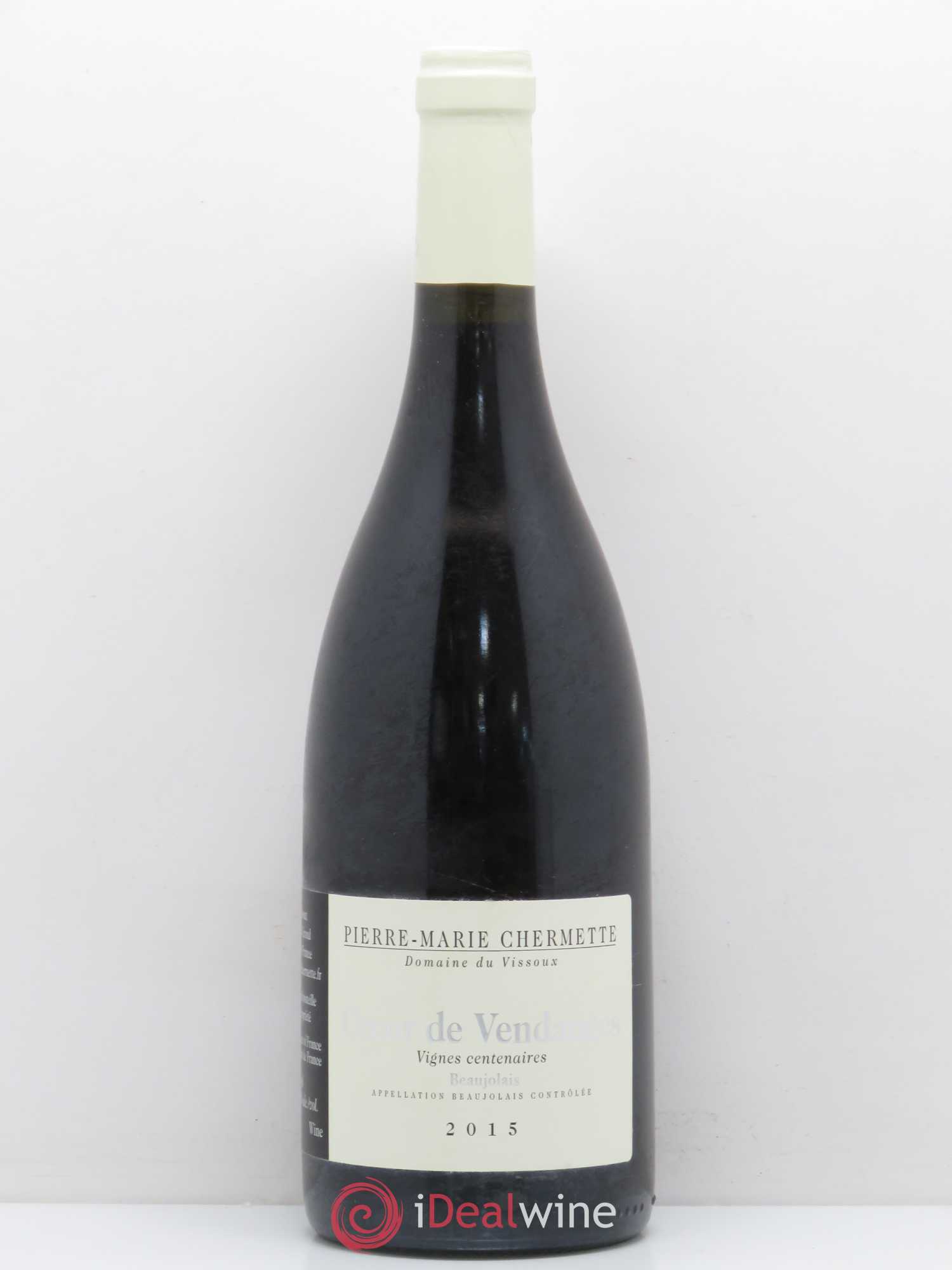 Beaujolais Coeur de Vendanges Vignes Centenaires Domaine du Vissoux - P-M. Chermette (sans prix de réserve) 2015 - Lot de 1 bouteille - 0