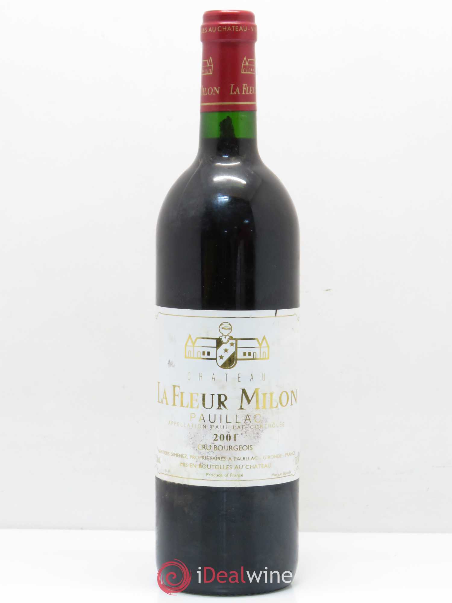 Château la Fleur Milon Cru Bourgeois 2001 - Lot de 1 bouteille - 0