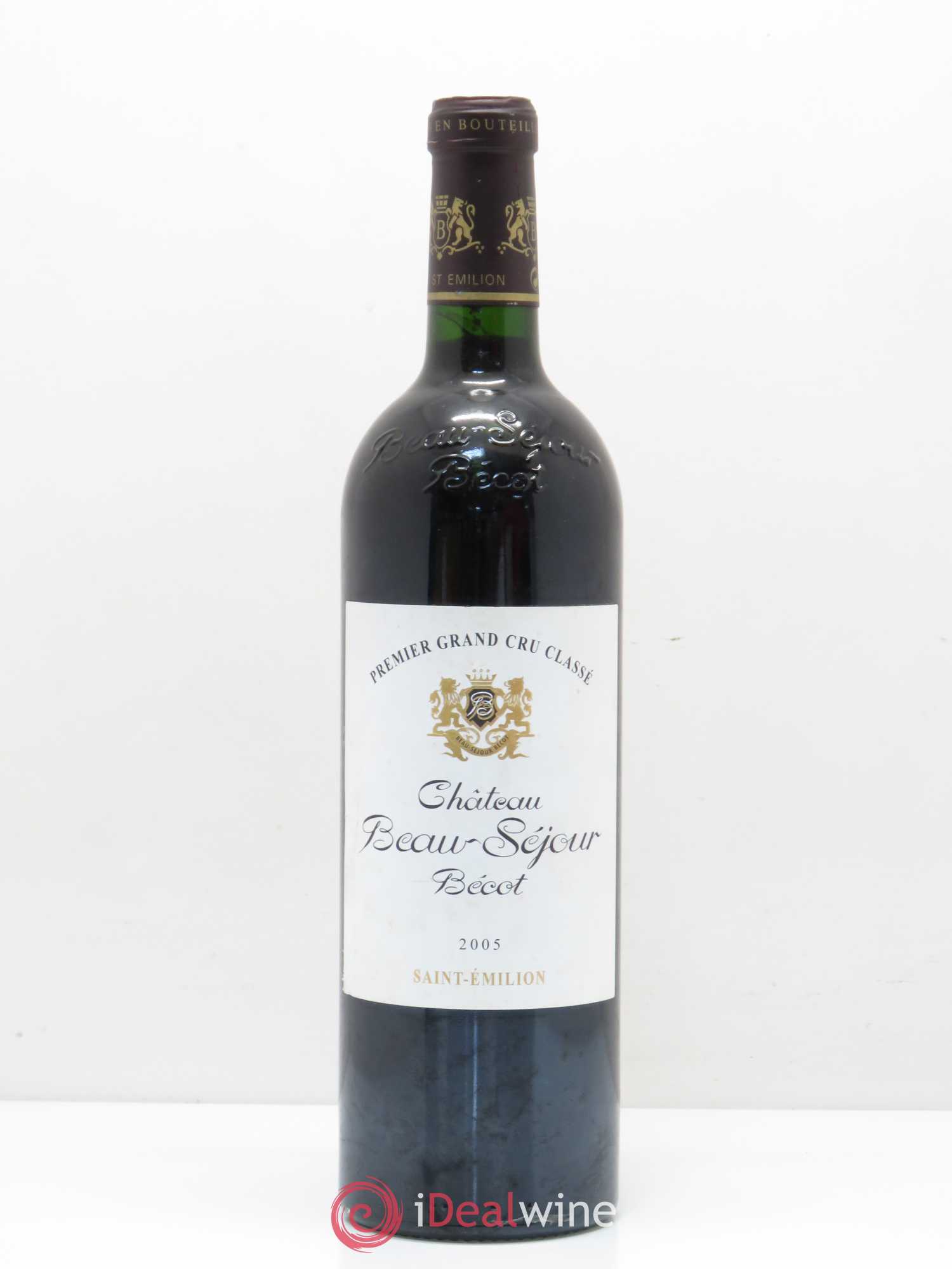 Château Beau-Séjour Bécot 1er Grand Cru Classé B 2005 - Lotto di 1 bottiglia - 0