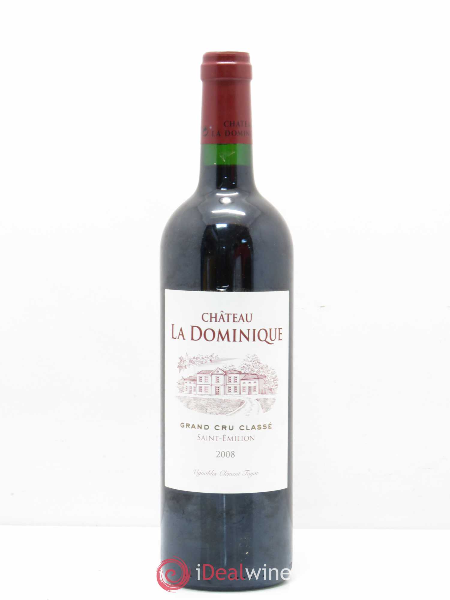 Château la Dominique Grand Cru Classé 2008 - Lot de 1 bouteille - 0
