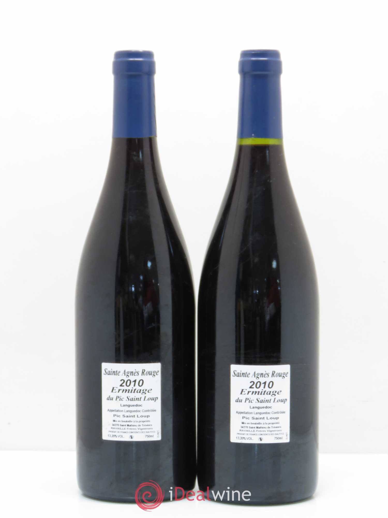 Pic Saint-Loup Héritage du Pic Saint-Loup (anciennement Ermitage) Cuvée Sainte Agnès 2010 - Lot de 2 bouteilles - 1