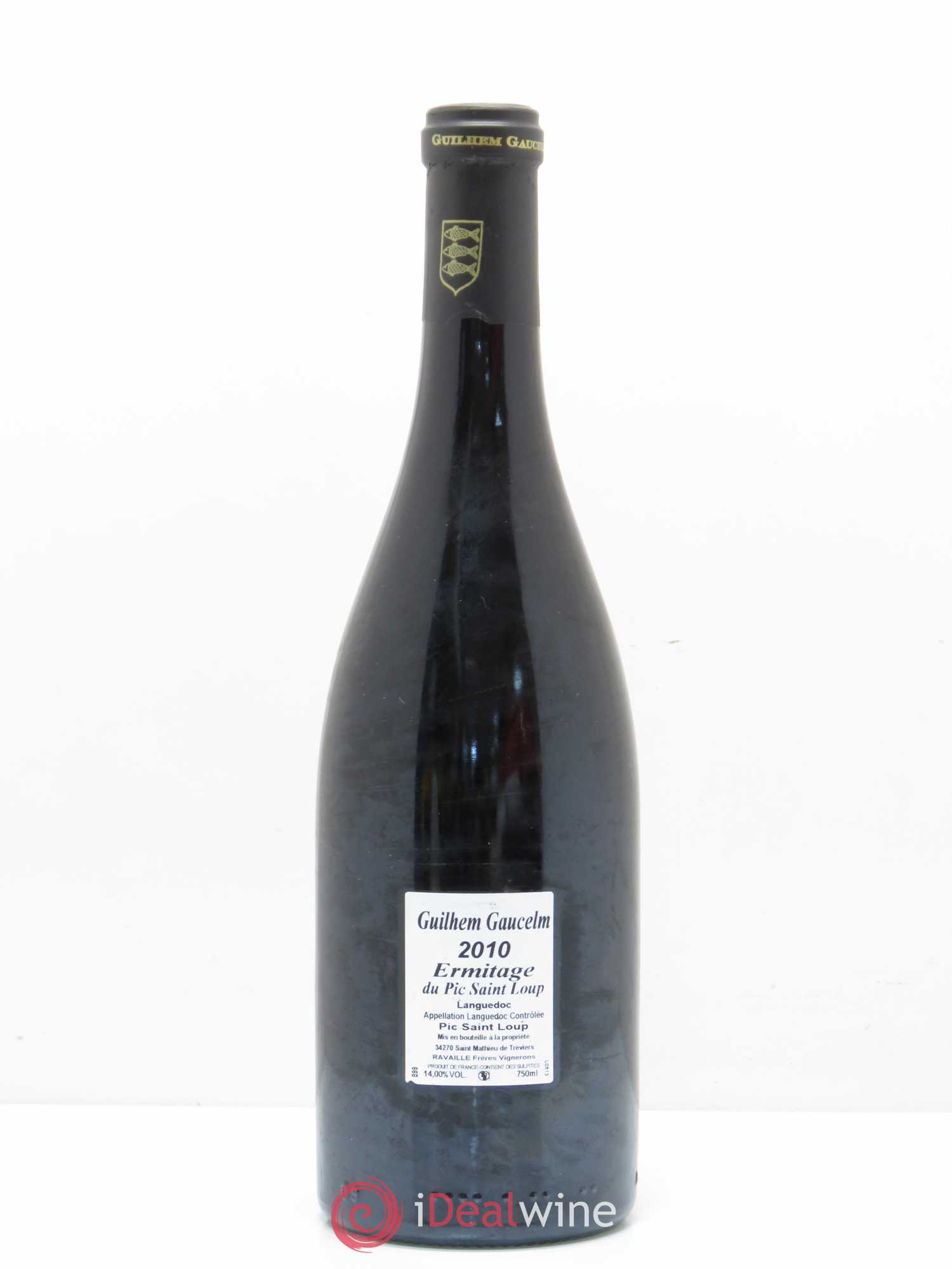 Pic Saint-Loup Héritage du Pic Saint-Loup (anciennement Ermitage) Guilhem Gaucelm 2010 - Lot de 1 bouteille - 1