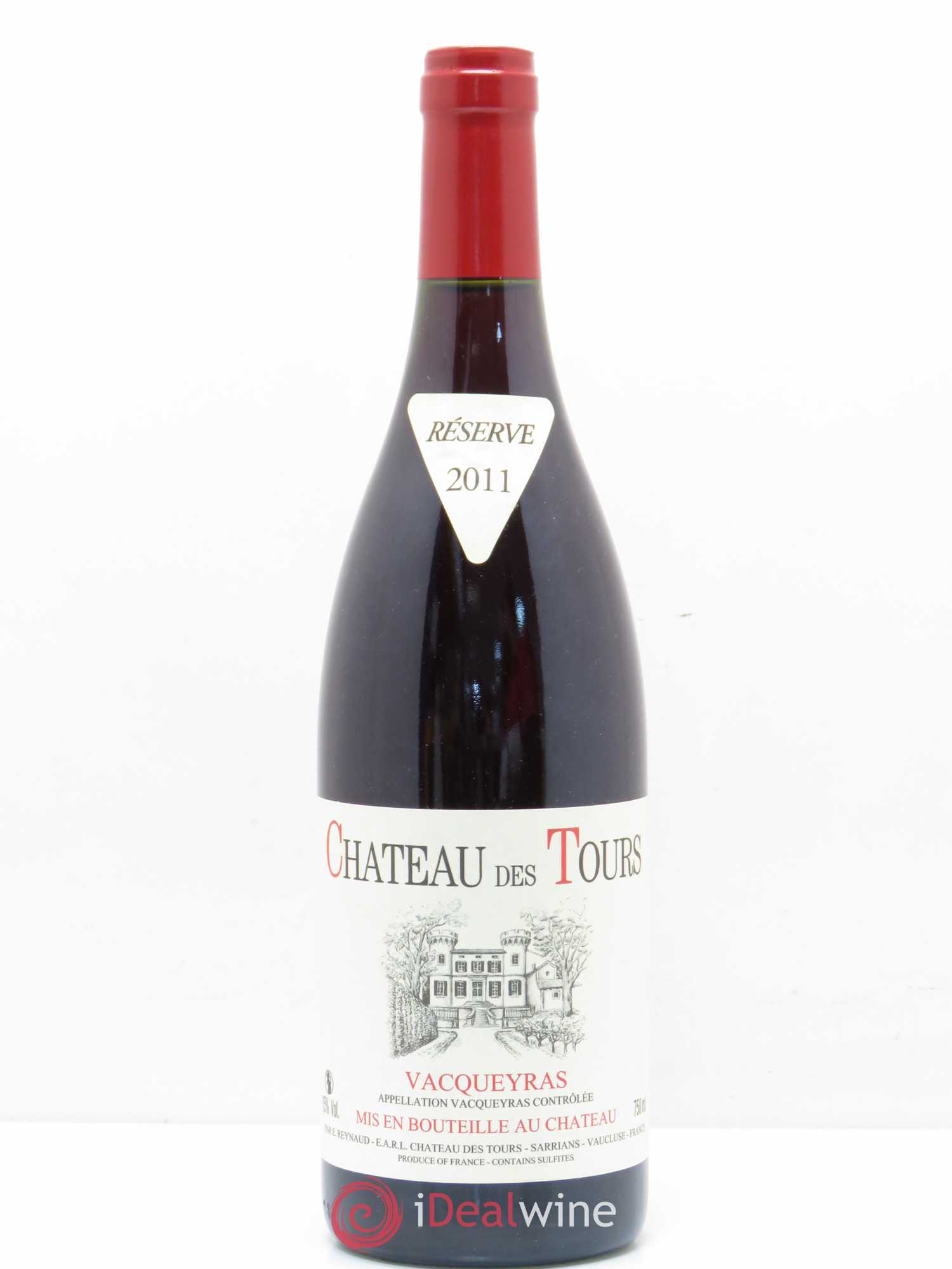 Vacqueyras Château des Tours Emmanuel Reynaud 2011 - Lot de 1 bouteille - 0