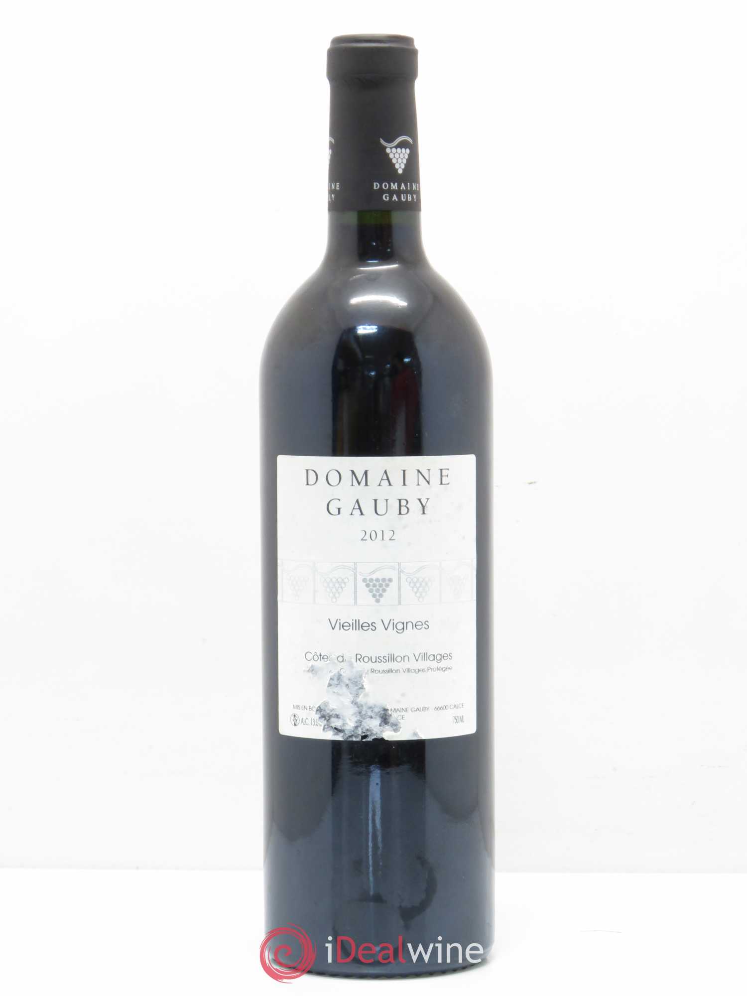 Côtes du Roussillon Villages Vieilles vignes Gauby (Domaine) 2012 - Lot de 1 bouteille - 0