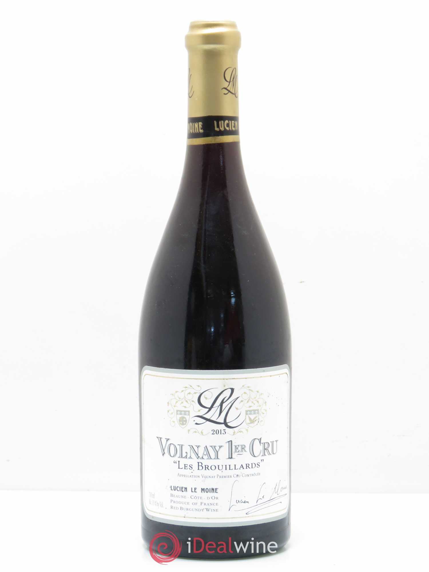 Volnay 1er Cru Les Brouillards Domaine Lucien Le Moine 2013 - Posten von 1 Flasche - 0