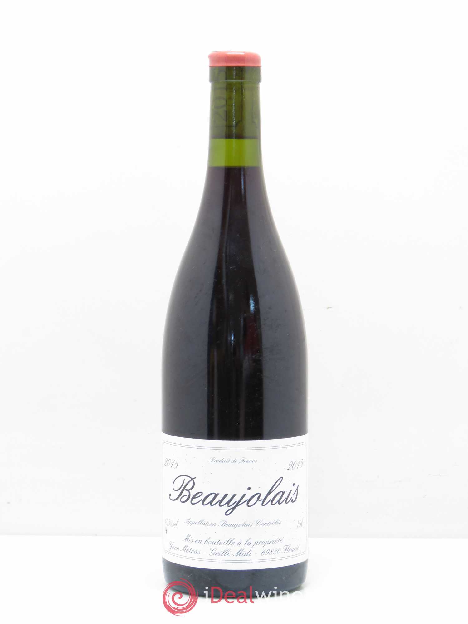 Beaujolais 1ère mise Yvon Métras 2015 - Lot de 1 bouteille - 0
