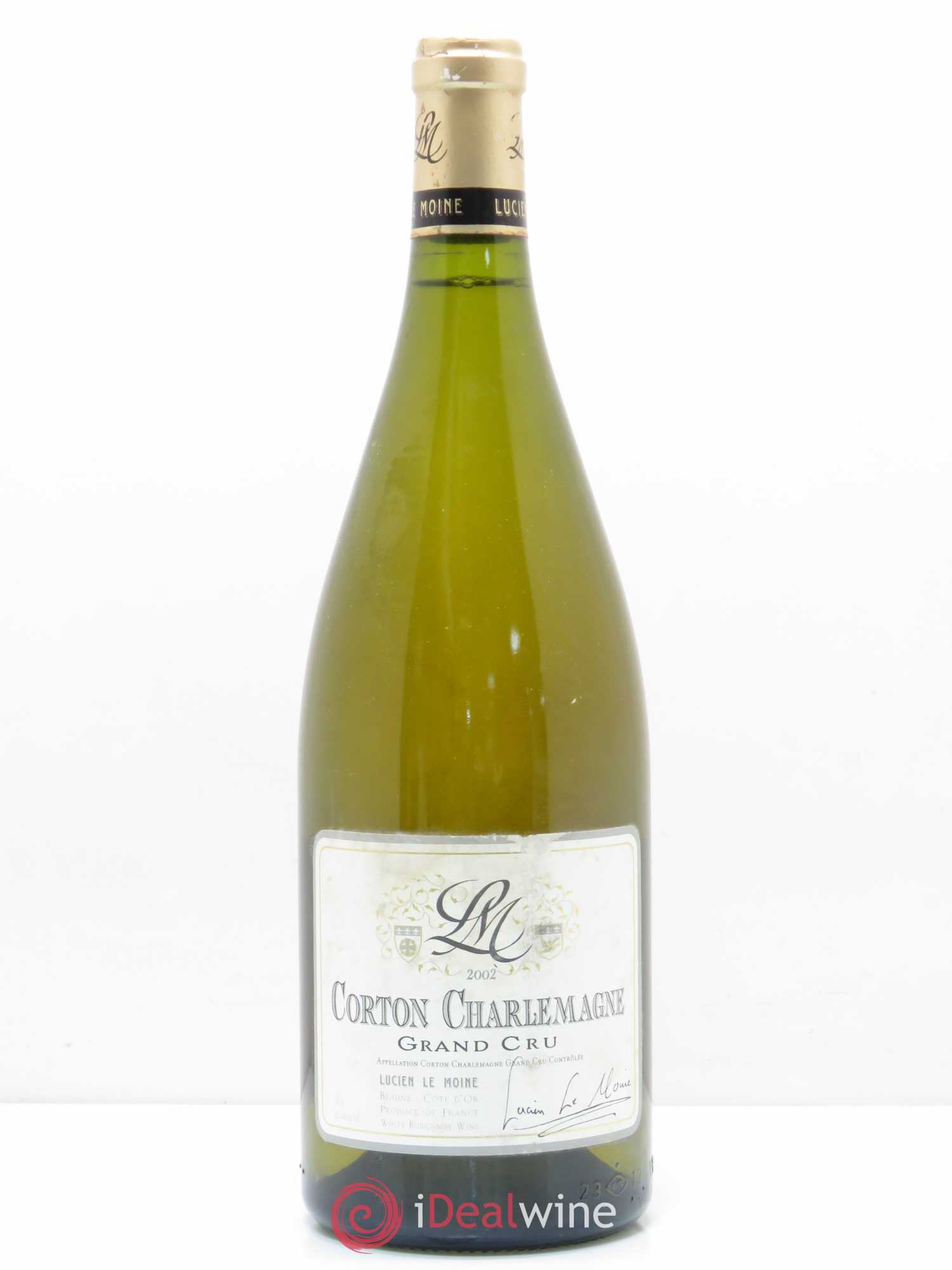 Corton-Charlemagne Grand Cru Maison Lucien Le Moine 2002 - Posten von 1 Magnum - 0