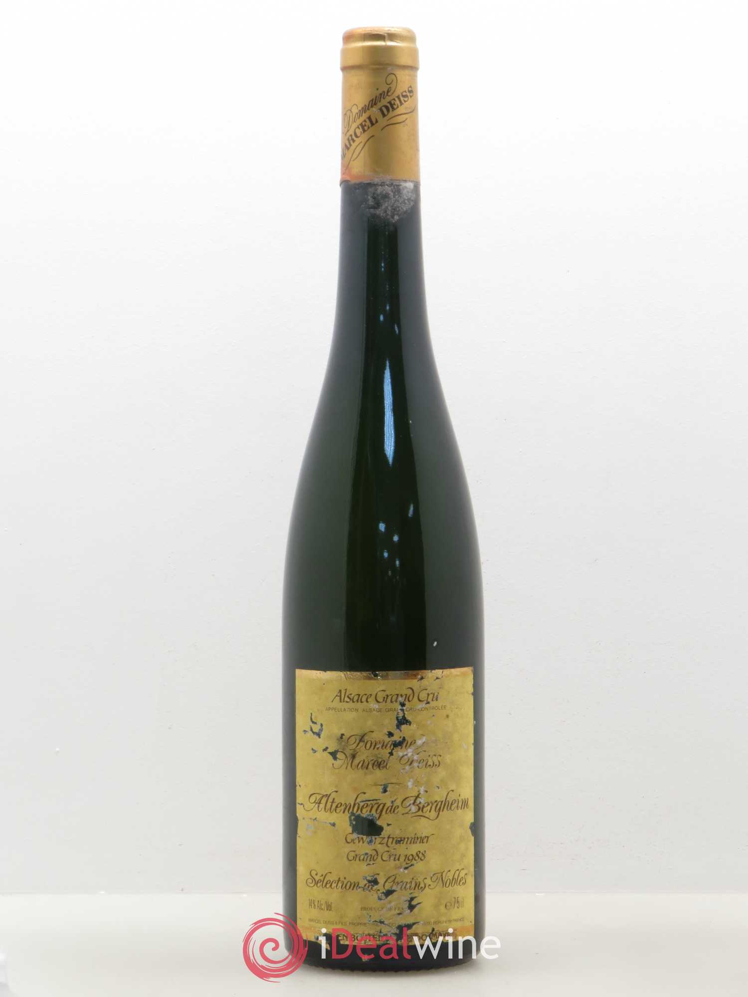 Alsace Gewurztraminer Sélection de Grains Nobles Grand Cru Altenberg de Bergheim Marcel Deiss (Domaine) 1988 - Posten von 1 Flasche - 0
