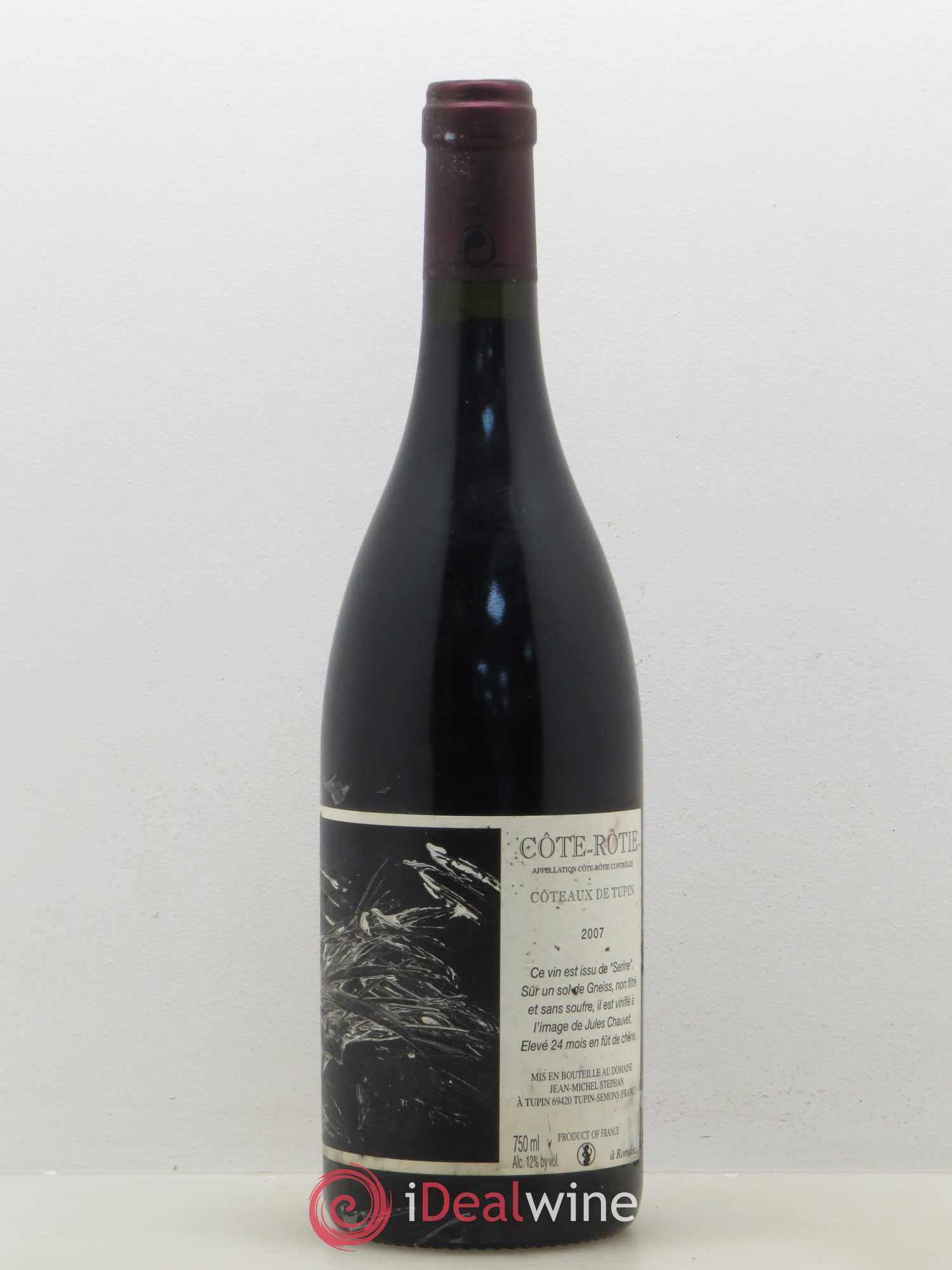 Côte-Rôtie Coteaux de Tupin Jean-Michel Stephan 2007 - Lot de 1 bouteille - 0