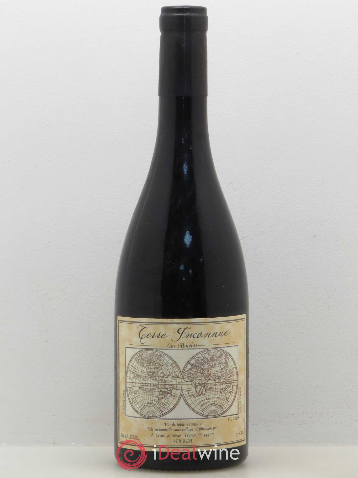 Vin de Table de France Los Abuelos Terre Inconnue Terre Inconnue 2005 - Lot de 1 bouteille - 0