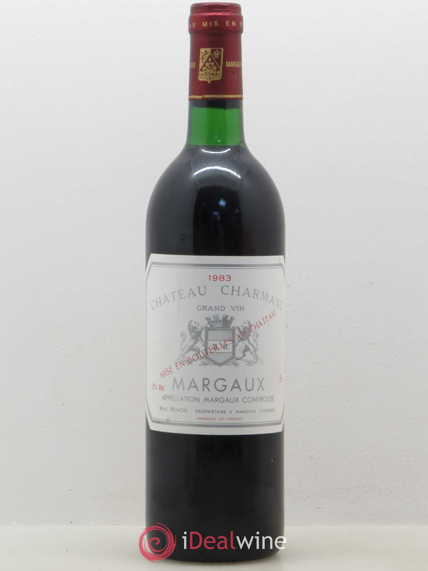 Bordeaux Margaux Château Charmant 1983 - Posten von 1 Flasche - 0