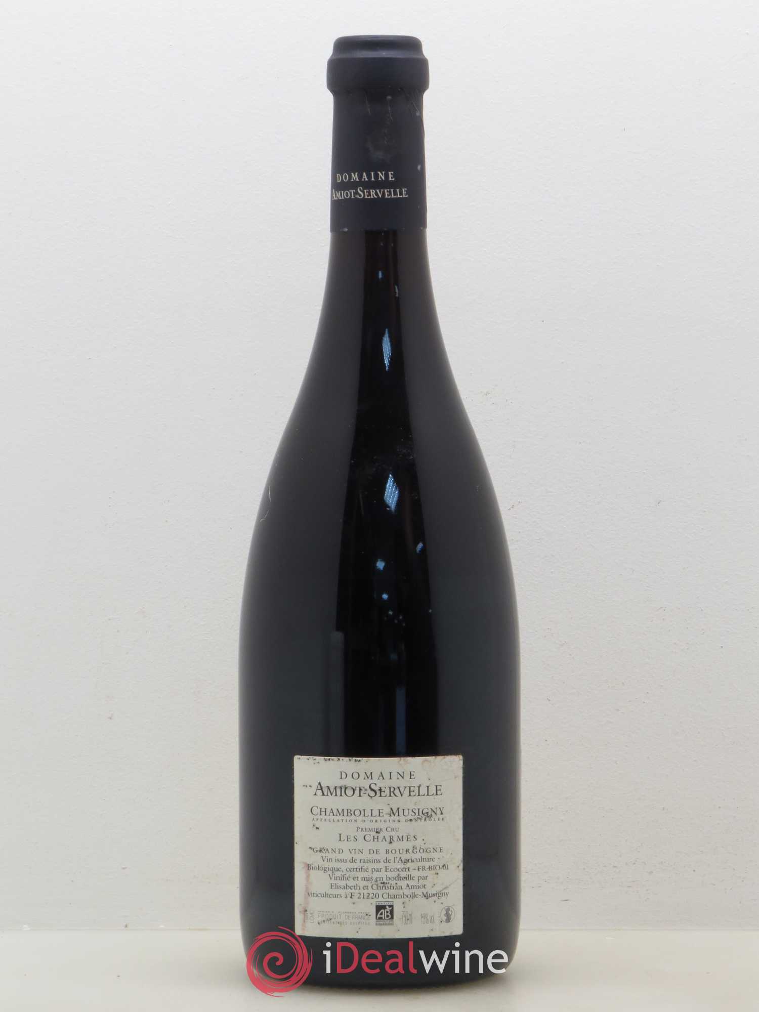 Chambolle-Musigny 1er Cru Les Charmes Amiot-Servelle 2010 - Lot de 1 bouteille - 1