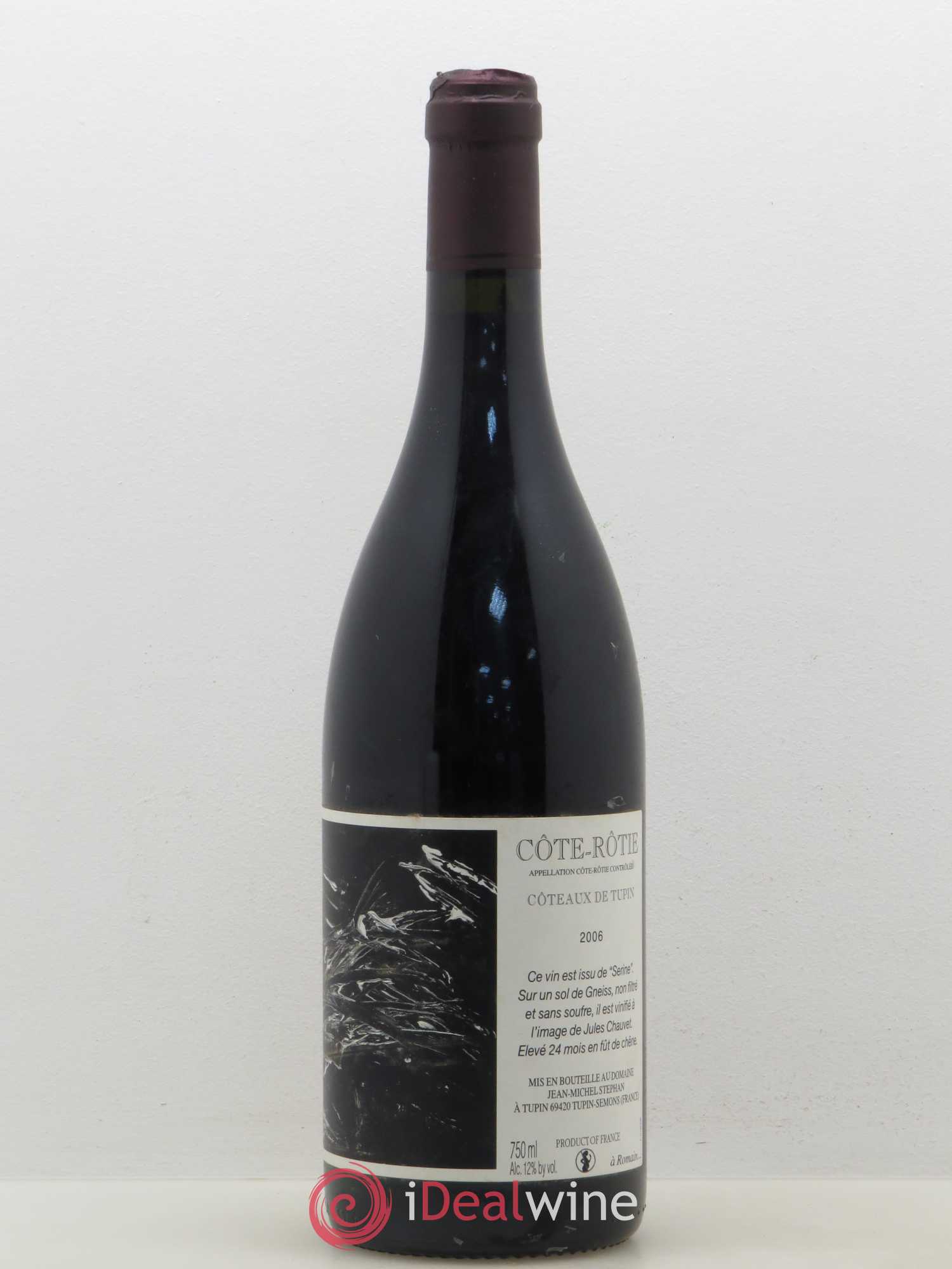 Côte-Rôtie Coteaux de Tupin Jean-Michel Stephan 2006 - Lot de 1 bouteille - 0