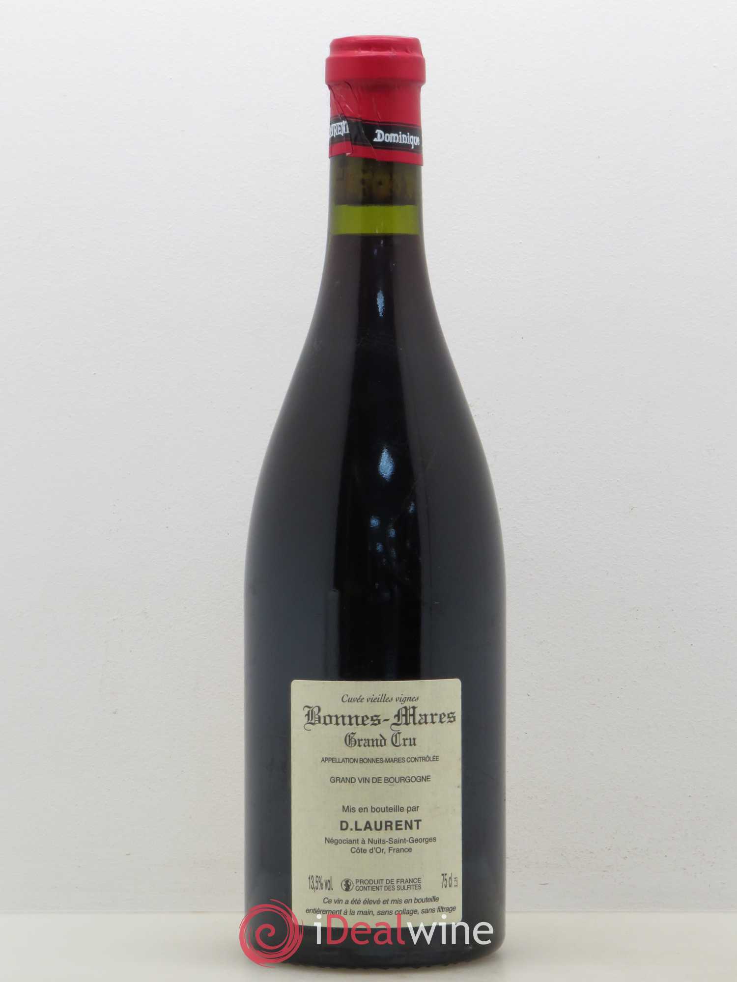 Bonnes-Mares Grand Cru Grande Cuvée Vieilles Vignes Dominique Laurent 2012 - Lot de 1 bouteille - 1
