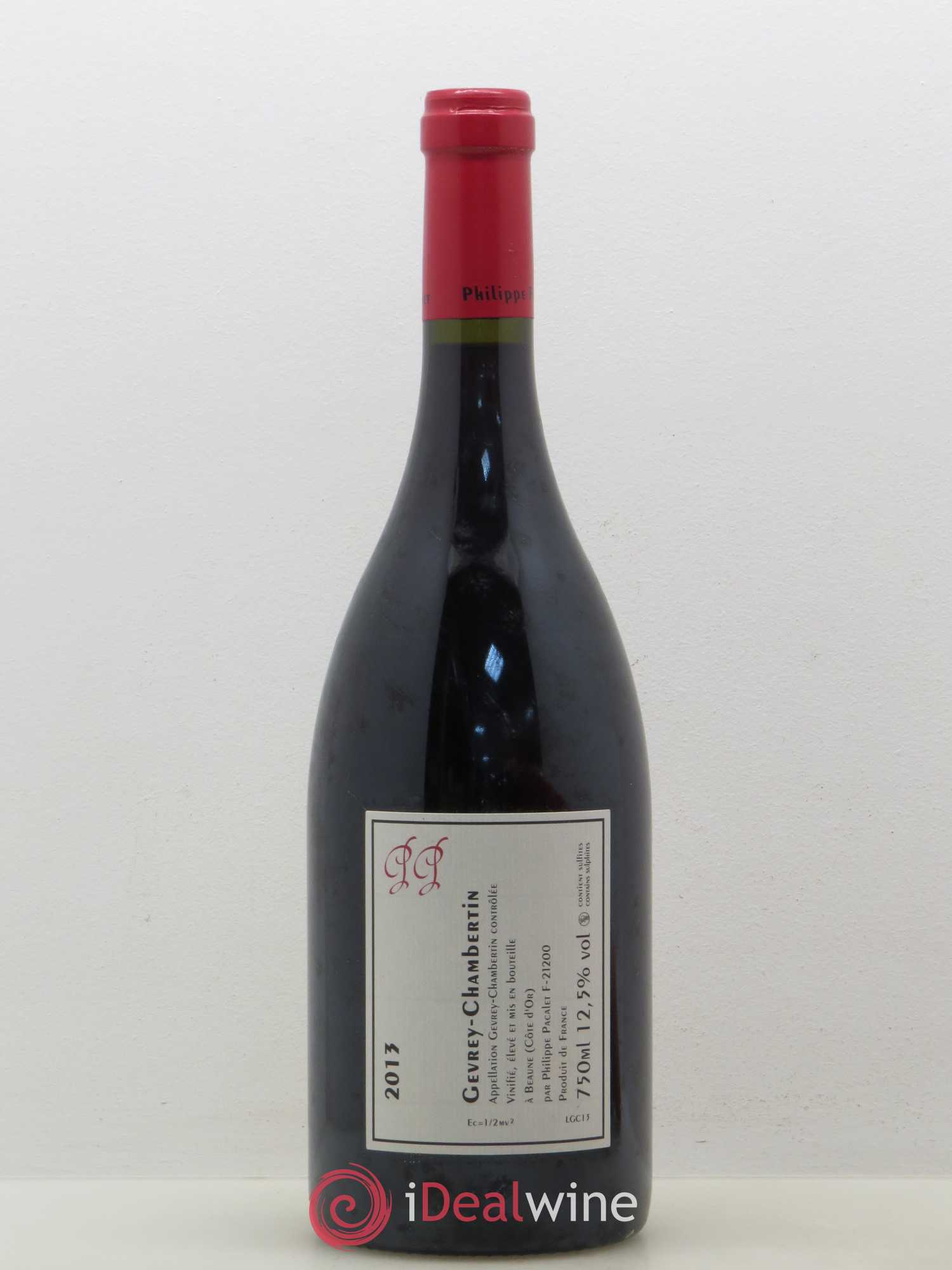 Gevrey-Chambertin Domaine Philippe Pacalet 2013 - Lot de 1 bouteille - 1