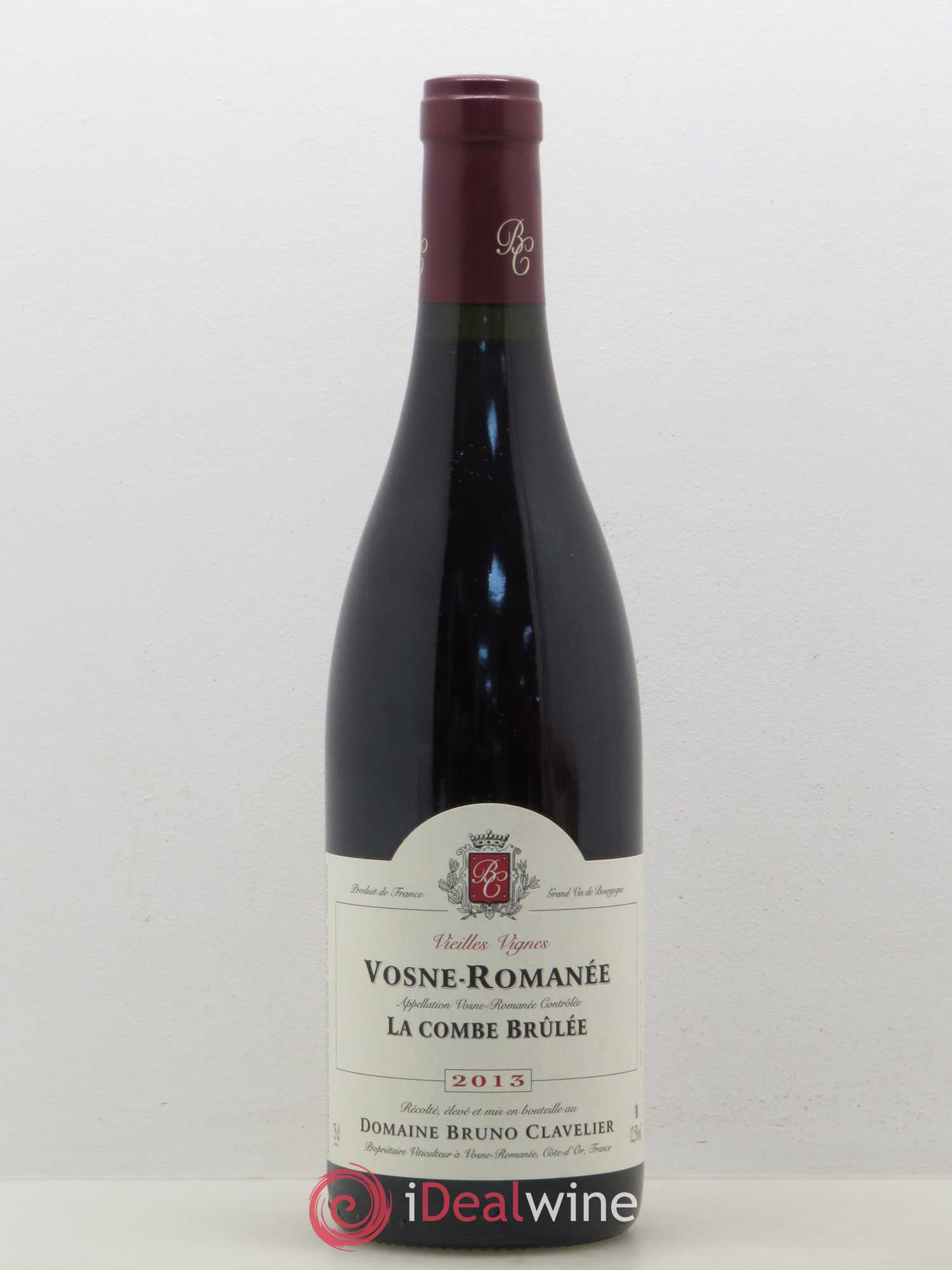 Vosne-Romanée Vieilles vignes La Combe Brûlée Bruno Clavelier 2013 - Lot de 1 bouteille - 0
