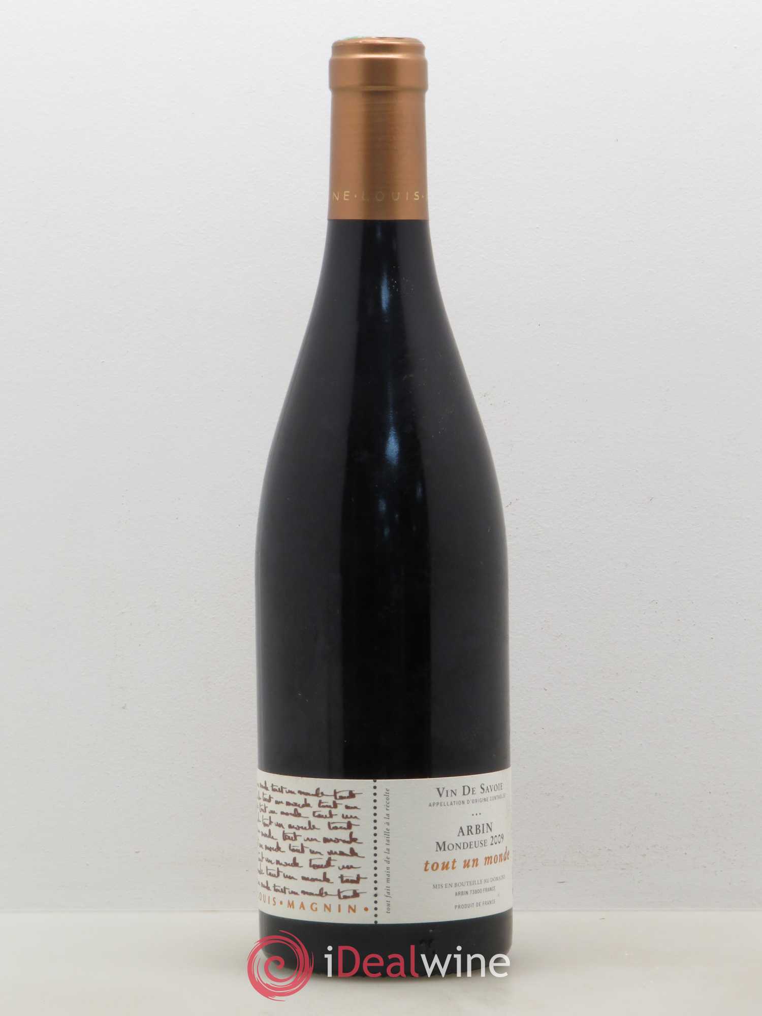Vin de Savoie Arbin Tout un monde Louis Magnin 2009 - Lot de 1 bouteille - 0
