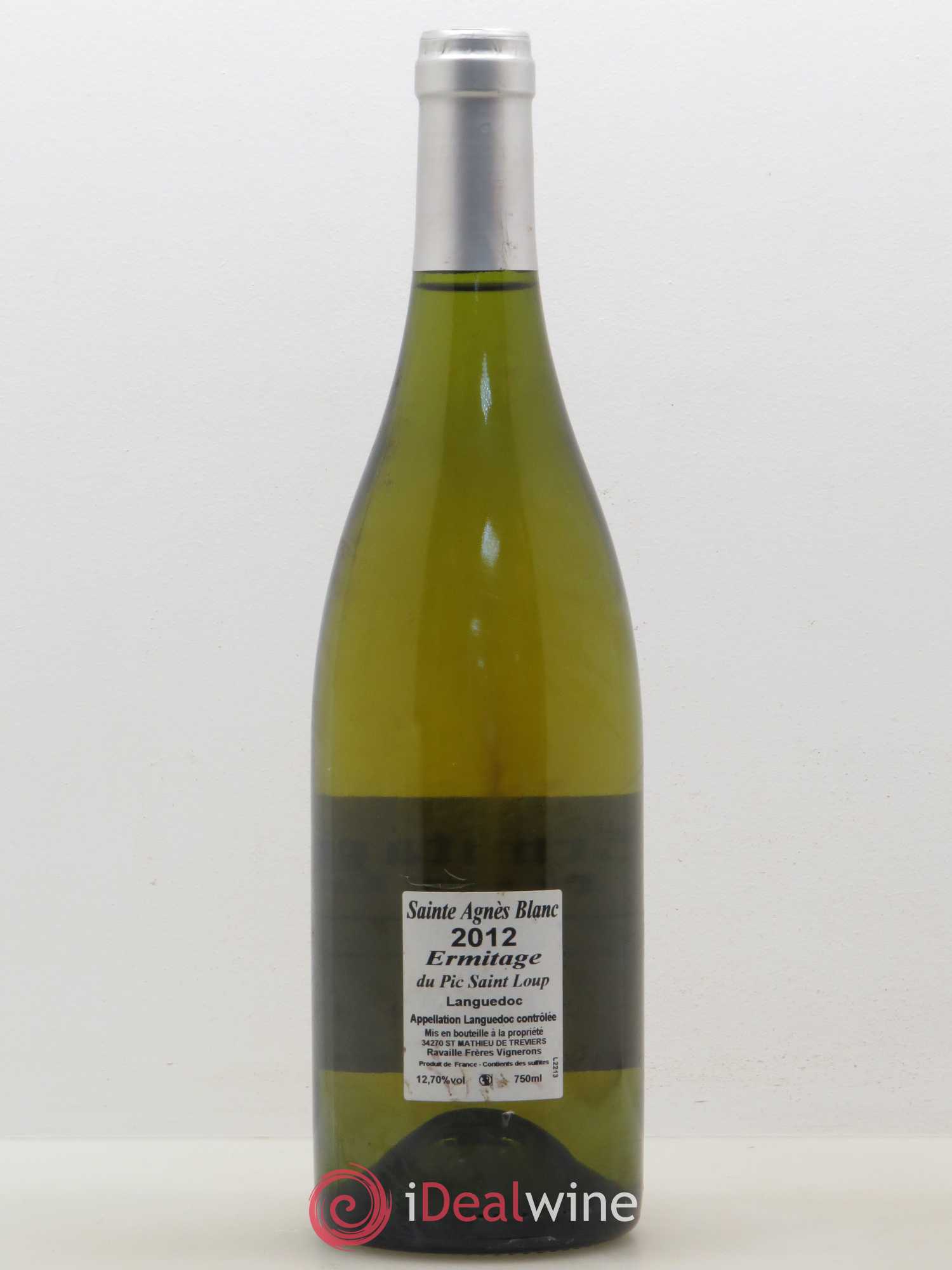Languedoc Héritage du Pic Saint-Loup (anciennement Ermitage) Cuvée Sainte Agnès (sans prix de réserve) 2012 - Lot de 1 bouteille - 1
