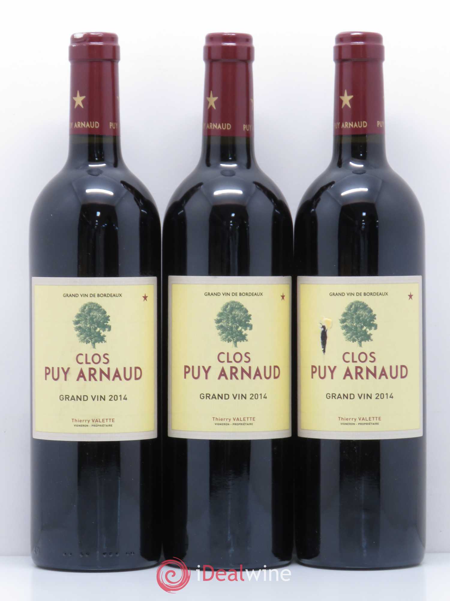 Clos Puy Arnaud 2014 - Lot de 3 bouteilles - 0