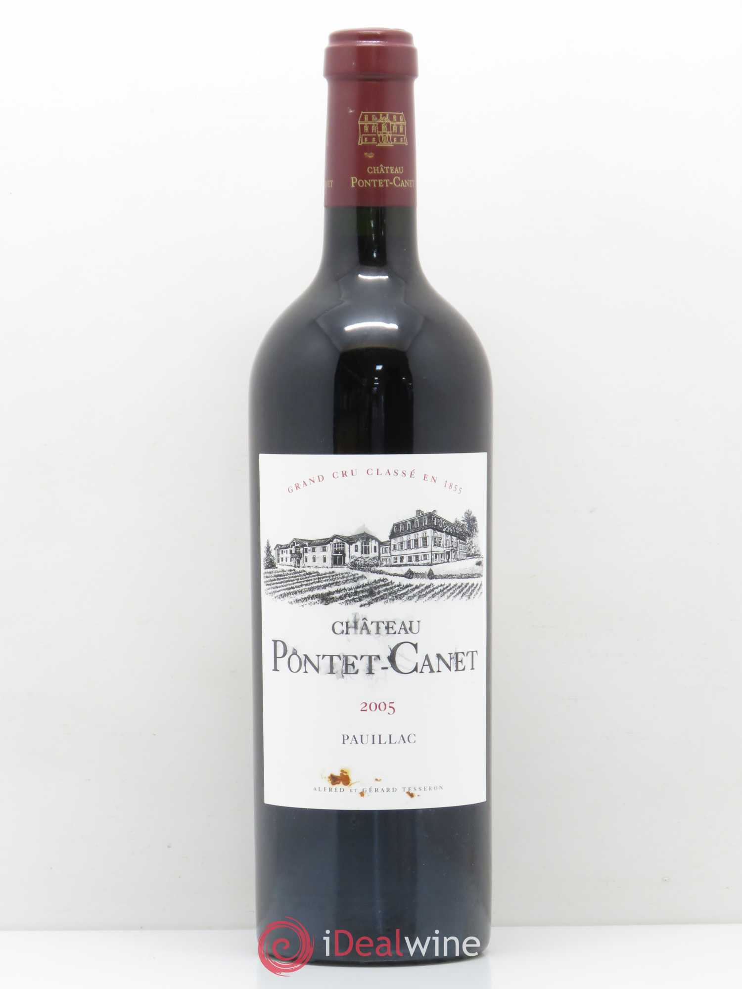 Château Pontet Canet 5ème Grand Cru Classé 2005 - Lot de 1 bouteille - 0