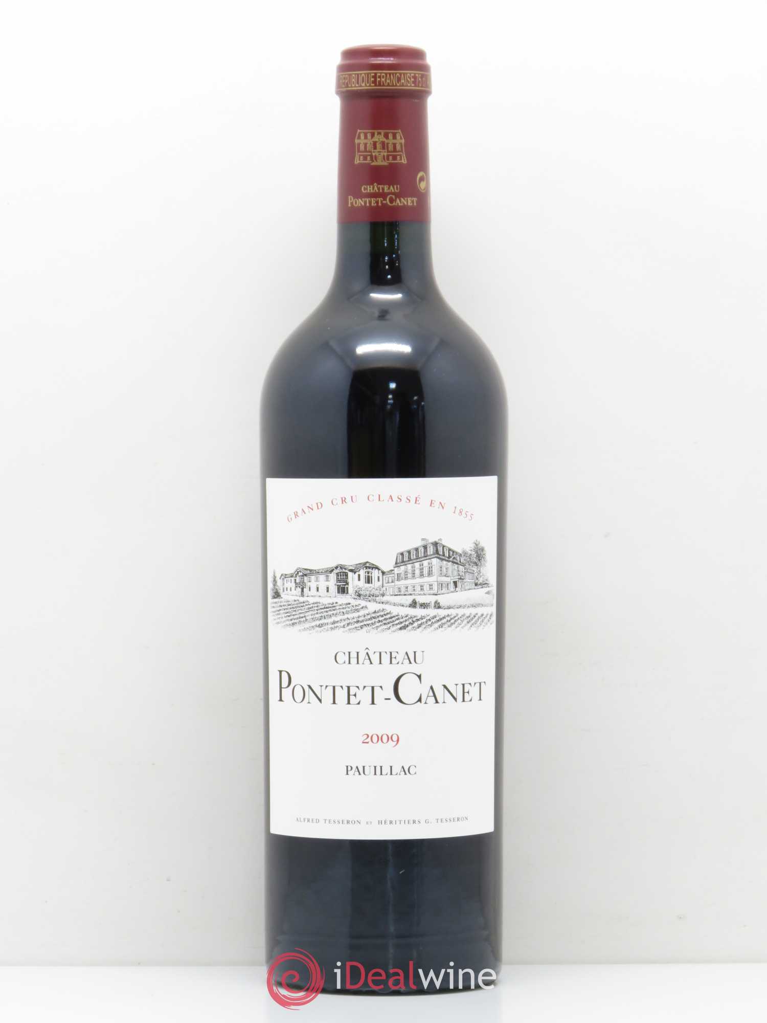 Château Pontet Canet 5ème Grand Cru Classé 2009 - Lot de 1 bouteille - 0