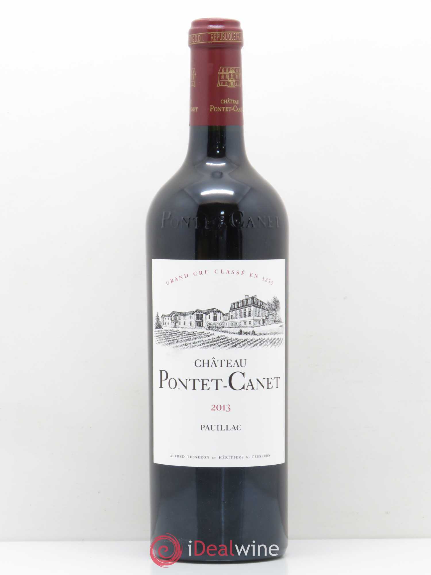 Château Pontet Canet 5ème Grand Cru Classé 2013 - Lot de 1 bouteille - 0