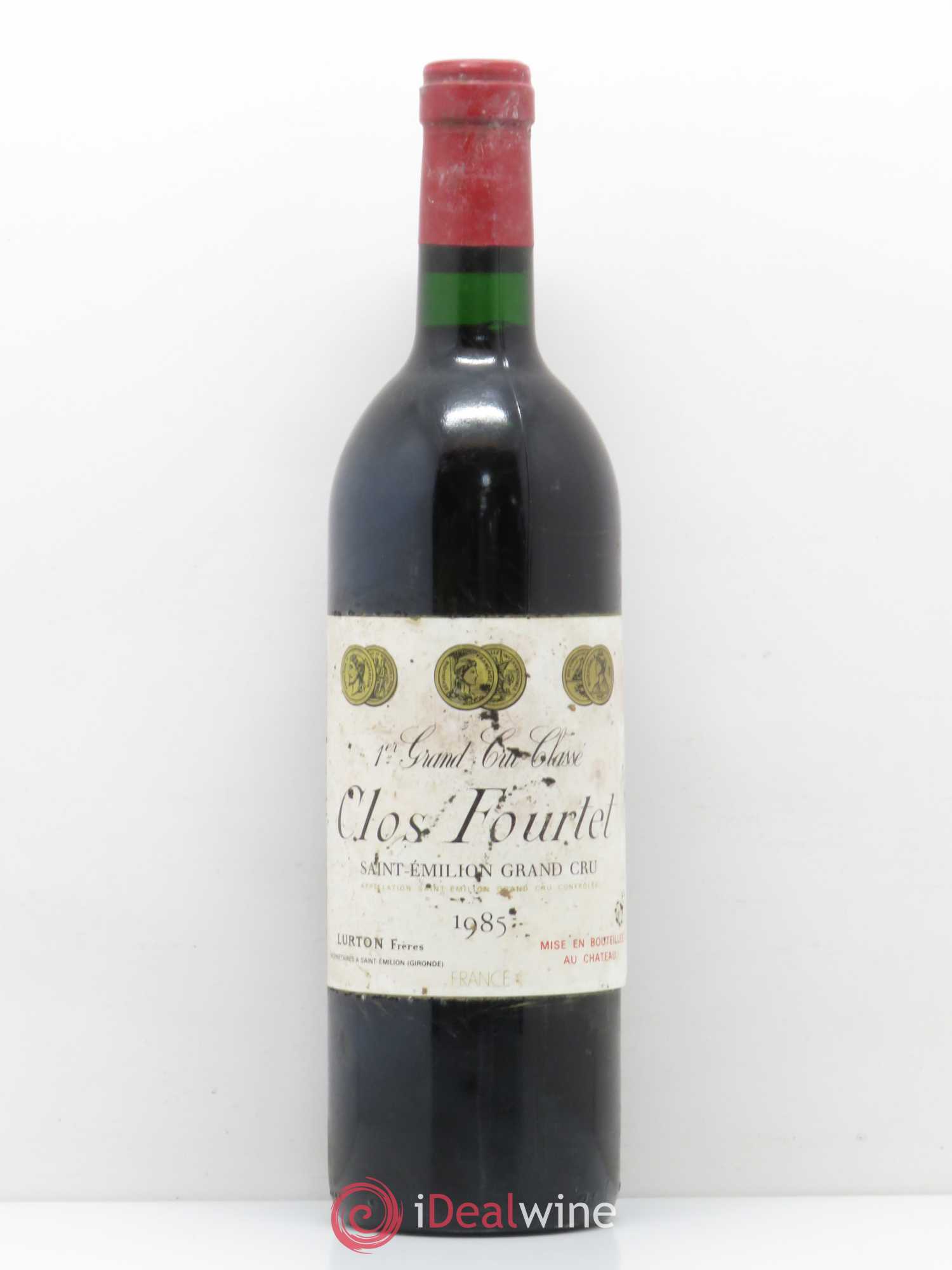 Clos Fourtet 1er Grand Cru Classé B 1985 - Lot de 1 bouteille - 0