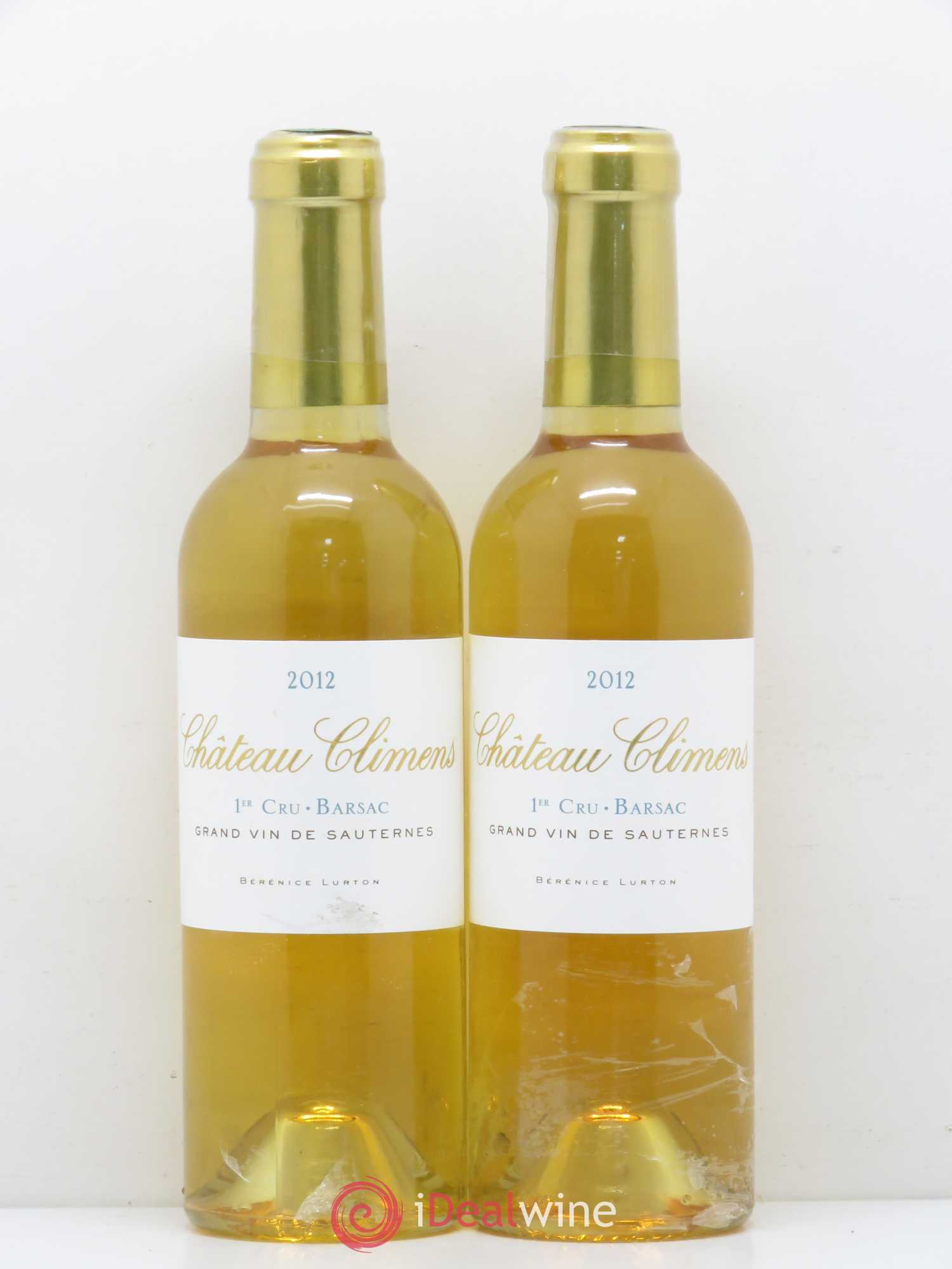 Château Climens 1er Grand Cru Classé (senza prezzo di riserva) 2012 - Lotto di 2 mezze bottiglie - 0