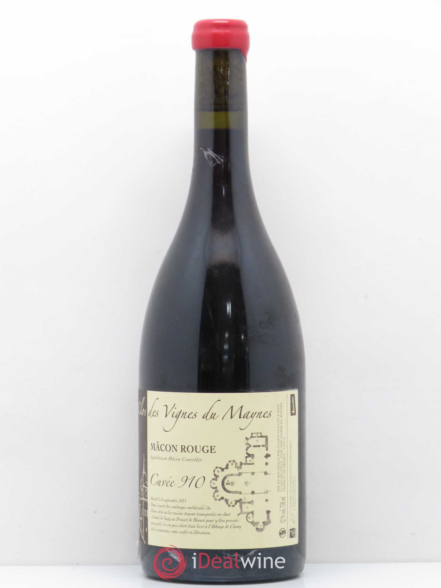 Mâcon cuvée 910 Clos des Vignes du Maynes Julien Guillot 2015 - Posten von 1 Flasche - 0