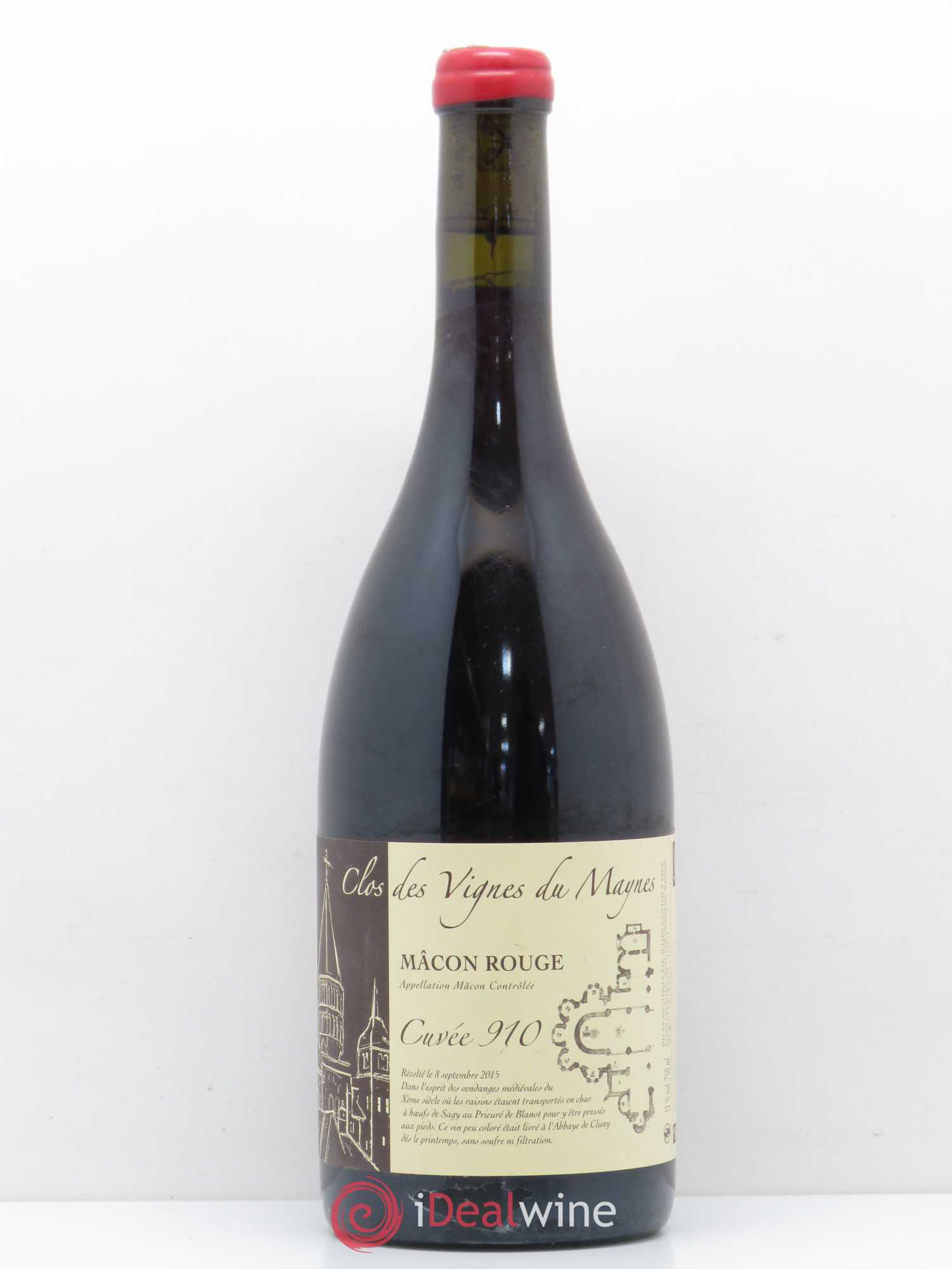 Mâcon cuvée 910 Clos des Vignes du Maynes Julien Guillot 2015 - Posten von 1 Flasche - 0