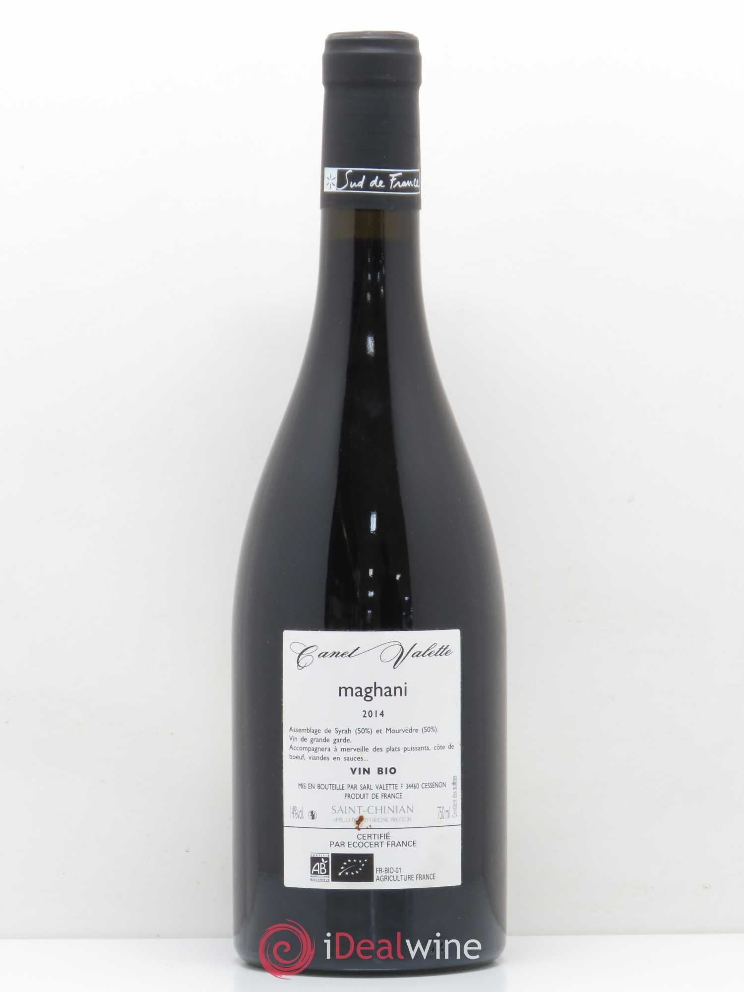 Saint-Chinian Maghani Canet-Valette (Domaine) 2014 - Lot de 1 bouteille - 1